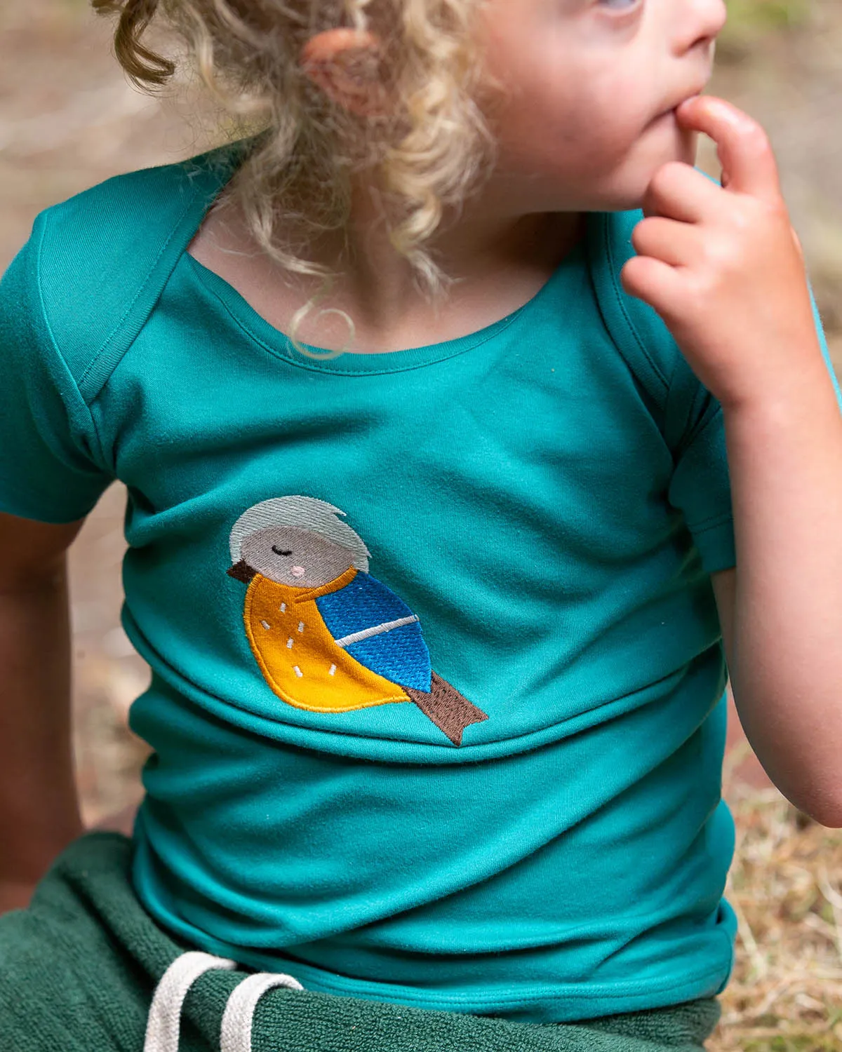 LGR Little Bird Applique Short Sleeve T-Shirt