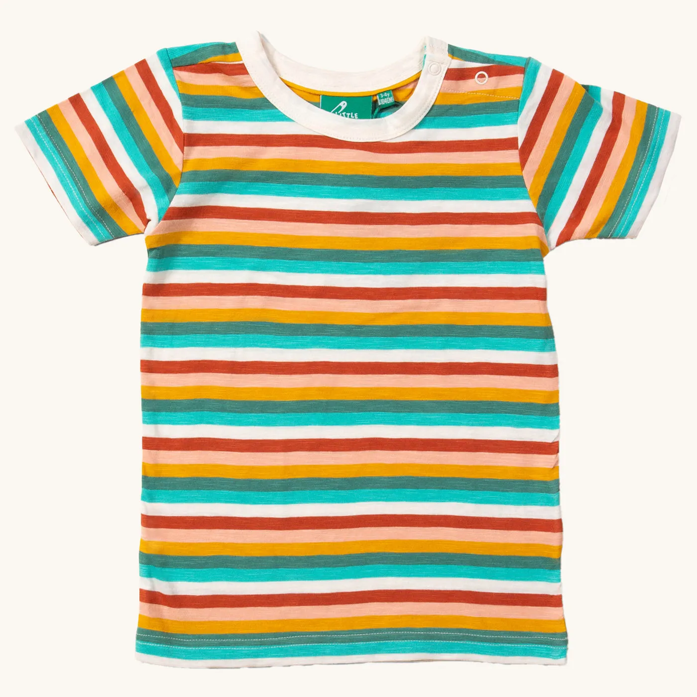 LGR Rainbow Stripes Summer Short Sleeve T-Shirt