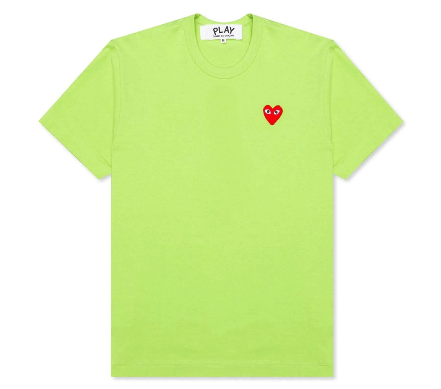 Light Green Tee With Red Emblem Men