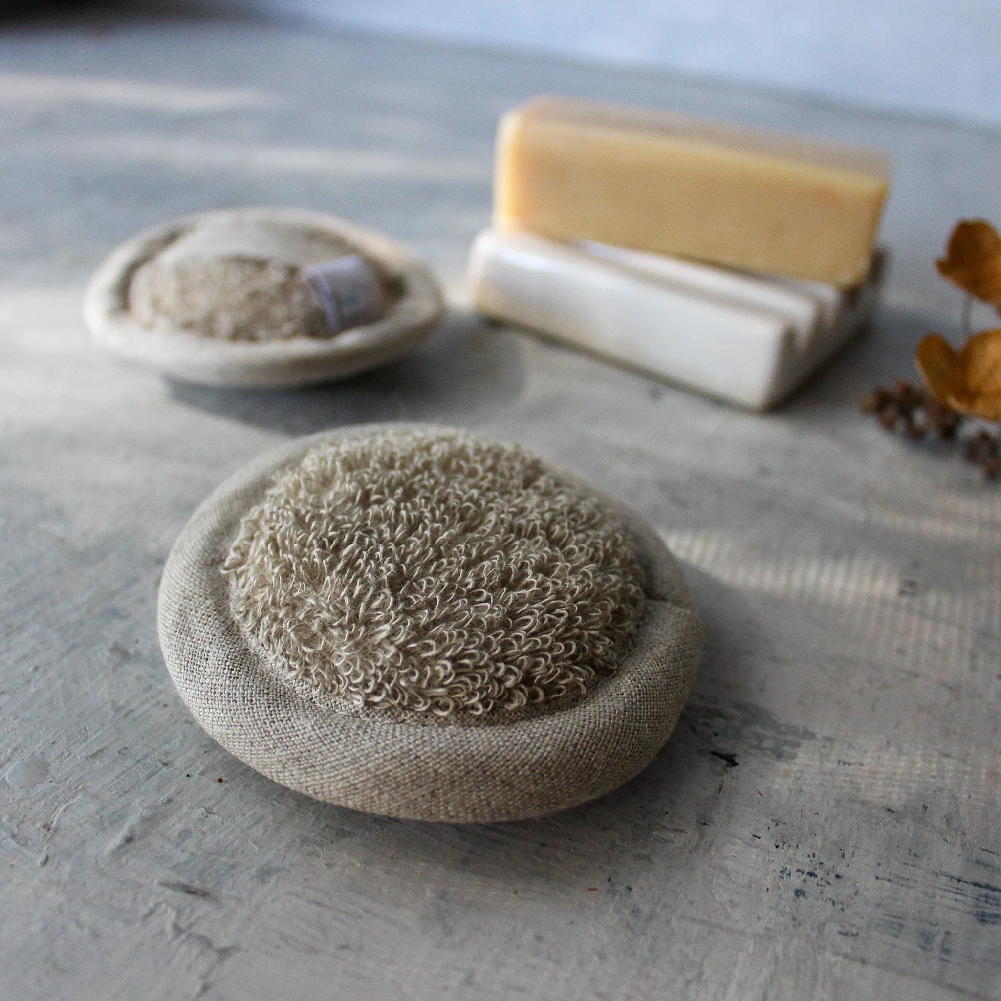 Linen Face Sponge