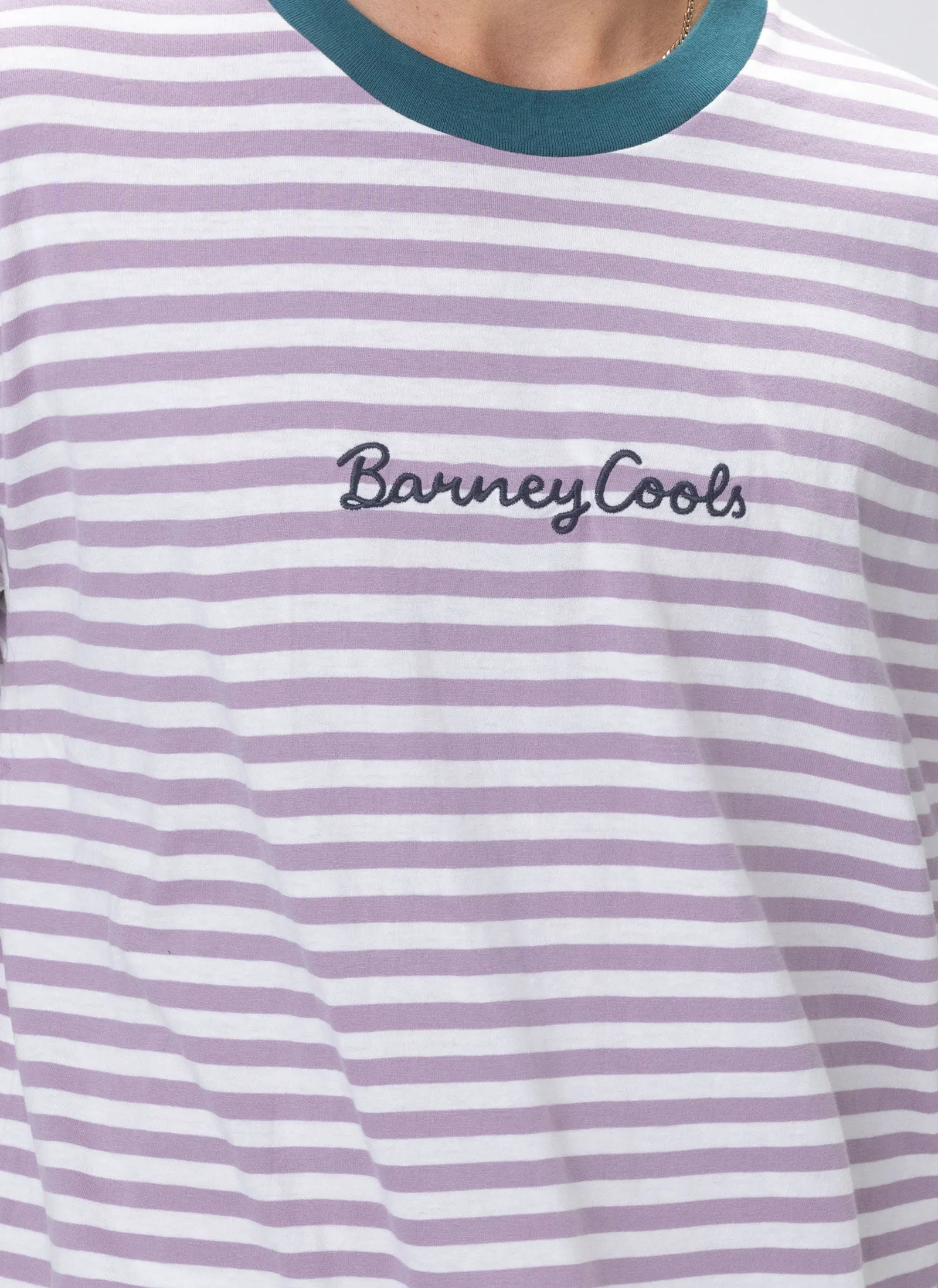 Logo Homie Tee Lilac Stripe