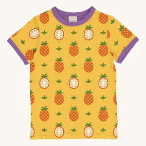 Maxomorra Pineapple Short Sleeve Top