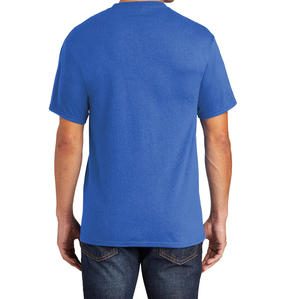 Men's 50/50 Cotton/Poly Tall Core Blend Pocket T-Shirt