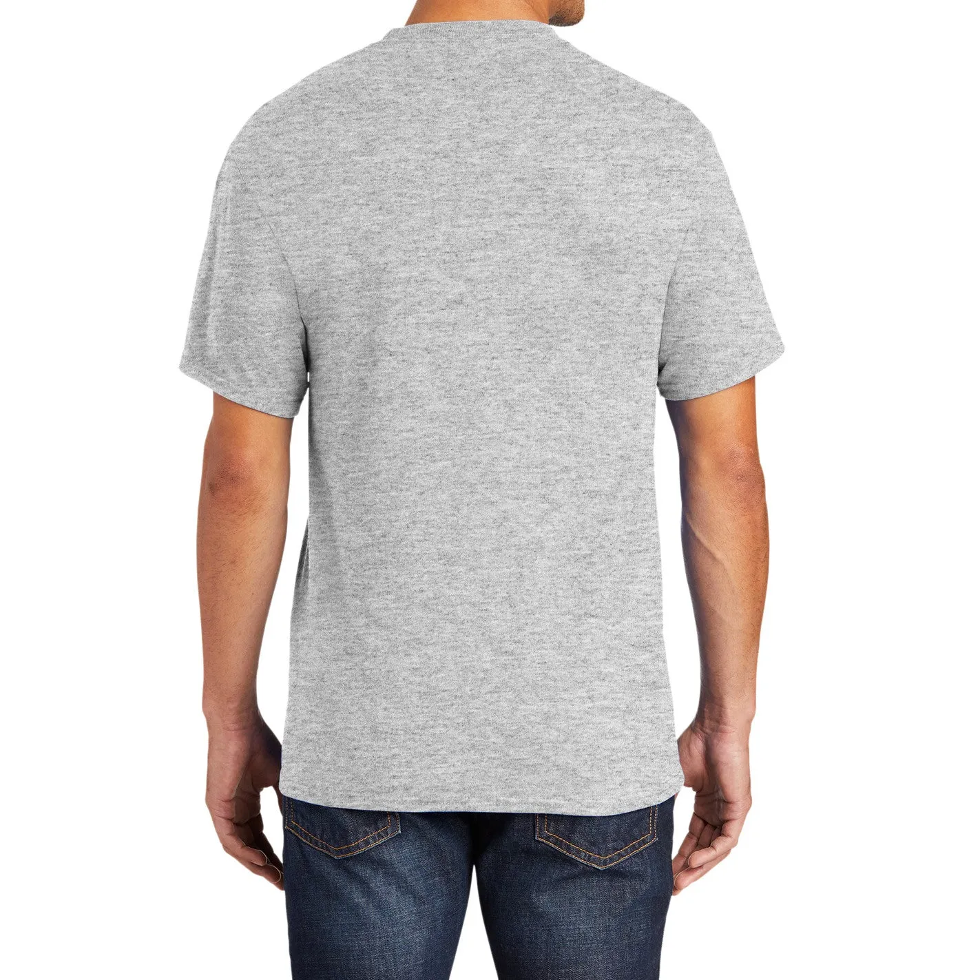 Men's 50/50 Cotton/Poly Tall Core Blend Pocket T-Shirt