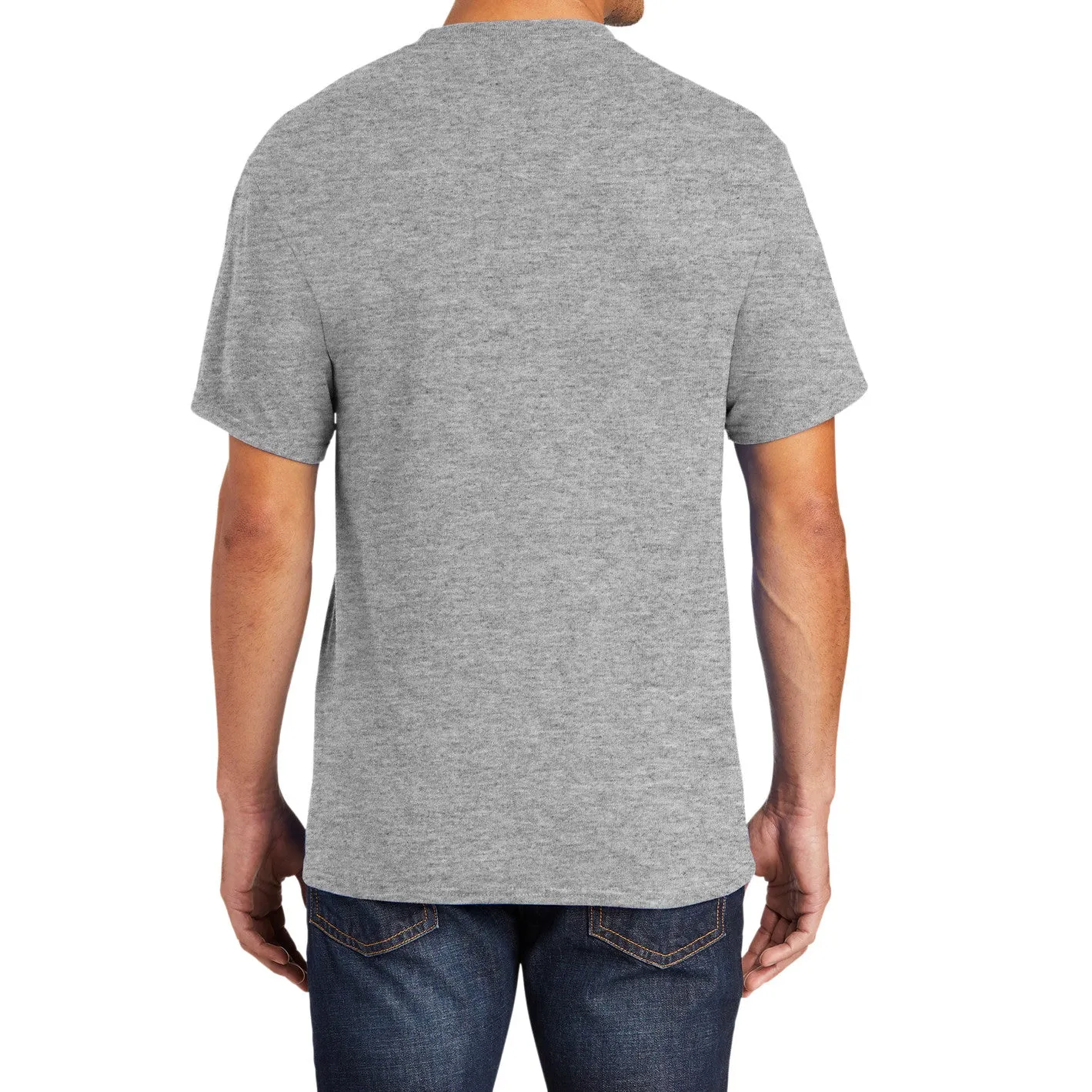 Men's 50/50 Cotton/Poly Tall Core Blend Pocket T-Shirt