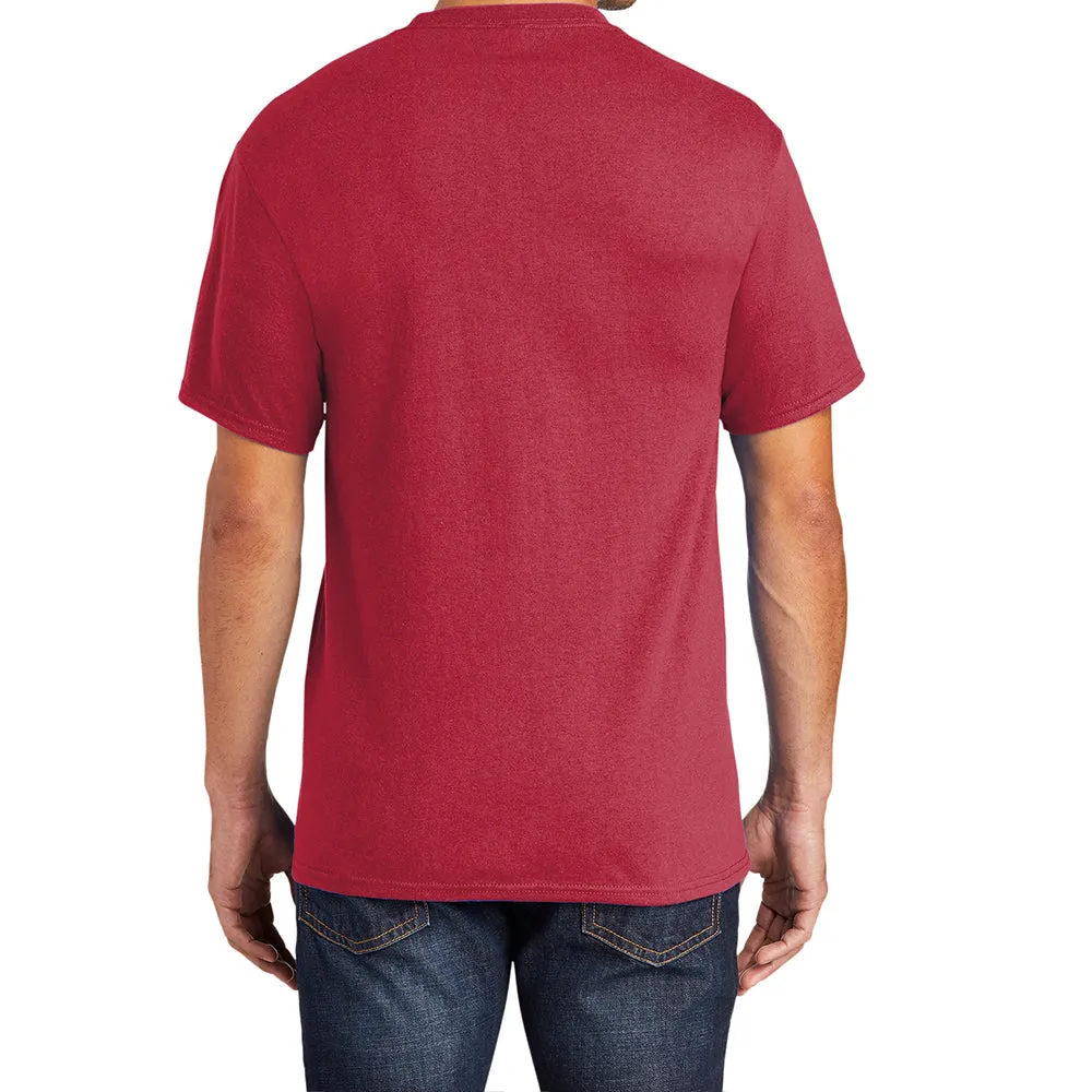 Men's 50/50 Cotton/Poly Tall Core Blend Pocket T-Shirt