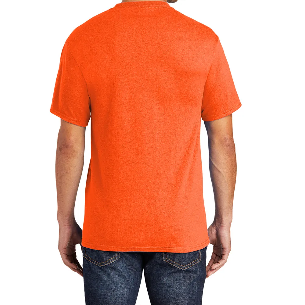 Men's 50/50 Cotton/Poly Tall Core Blend Pocket T-Shirt