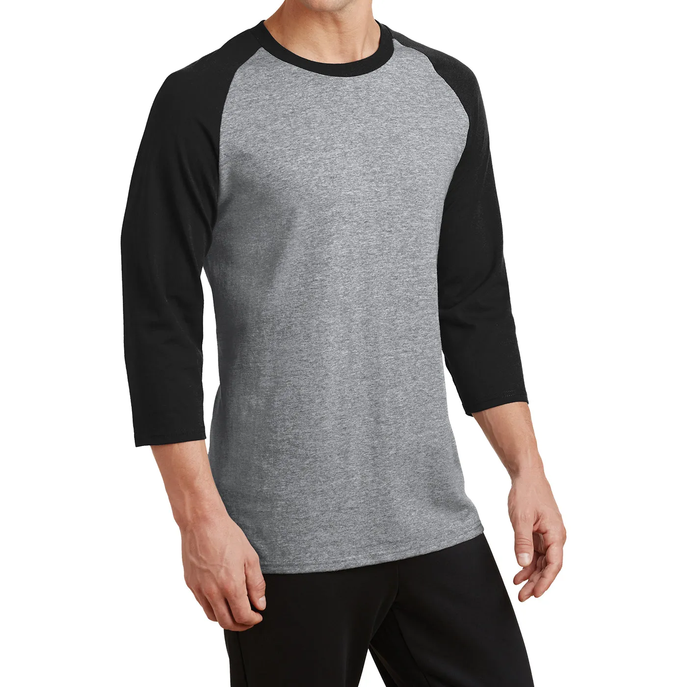 Men's Core Blend 3/4-Sleeve Raglan Tee