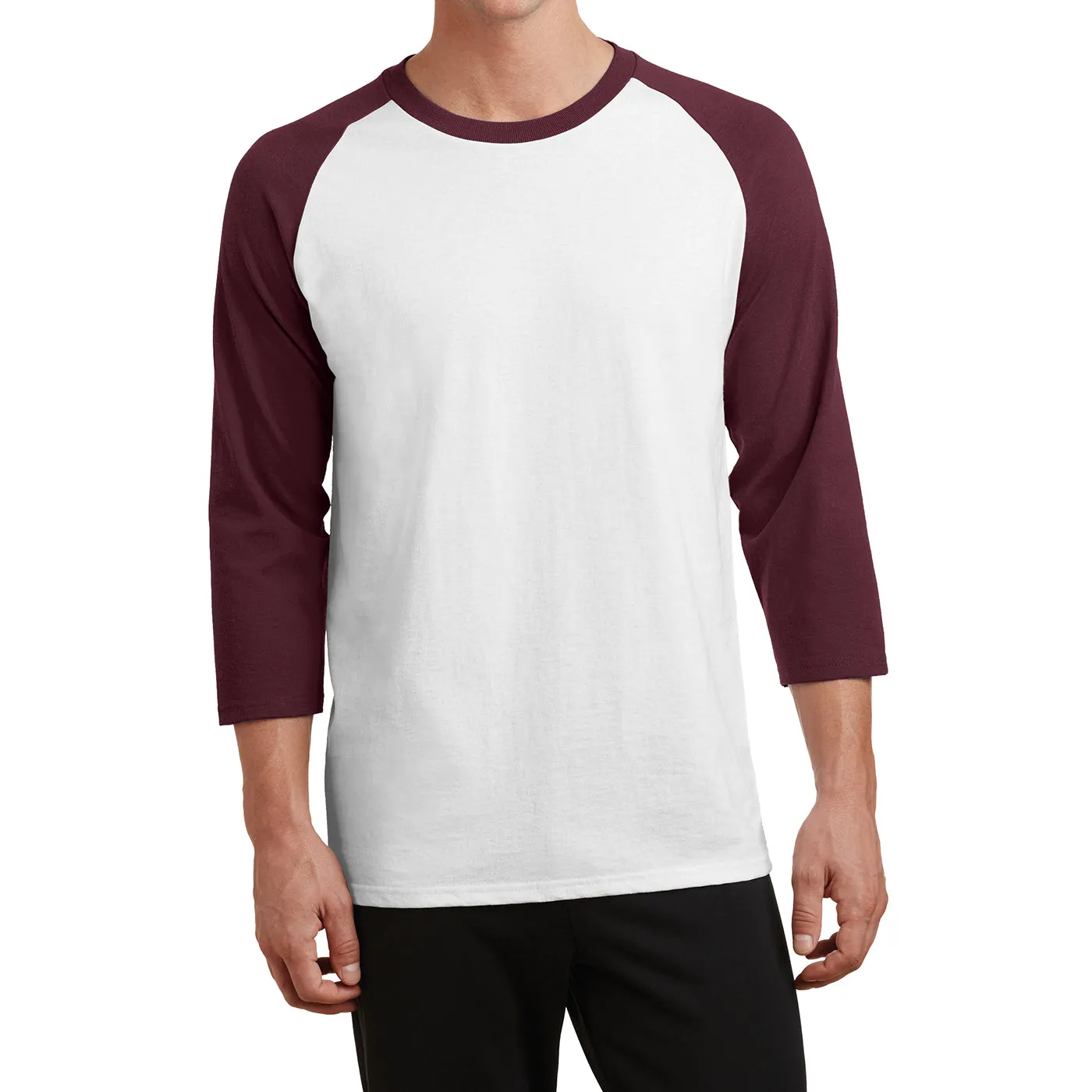 Men's Core Blend 3/4-Sleeve Raglan Tee