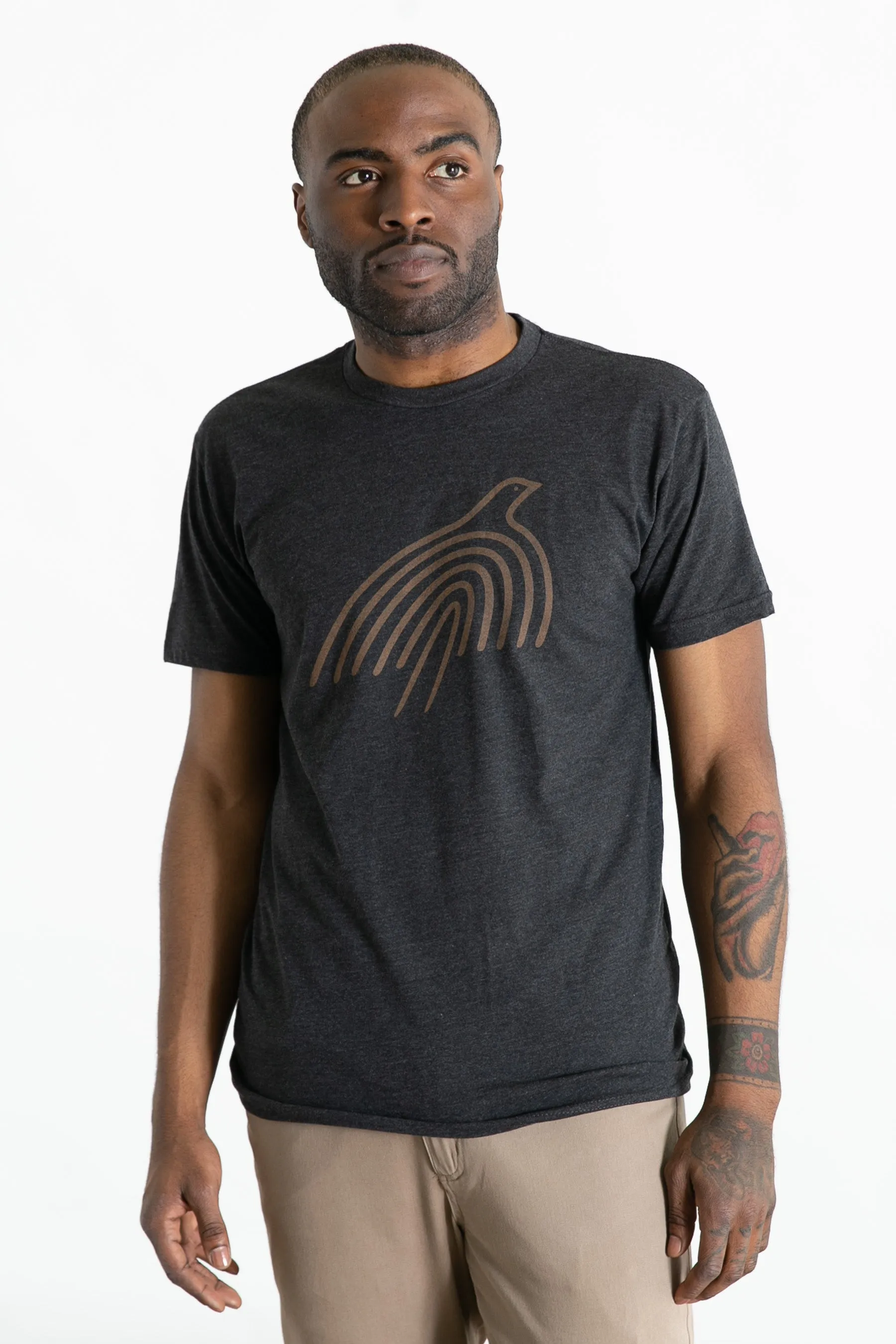 Men's Free Bird Tee / Charcoal