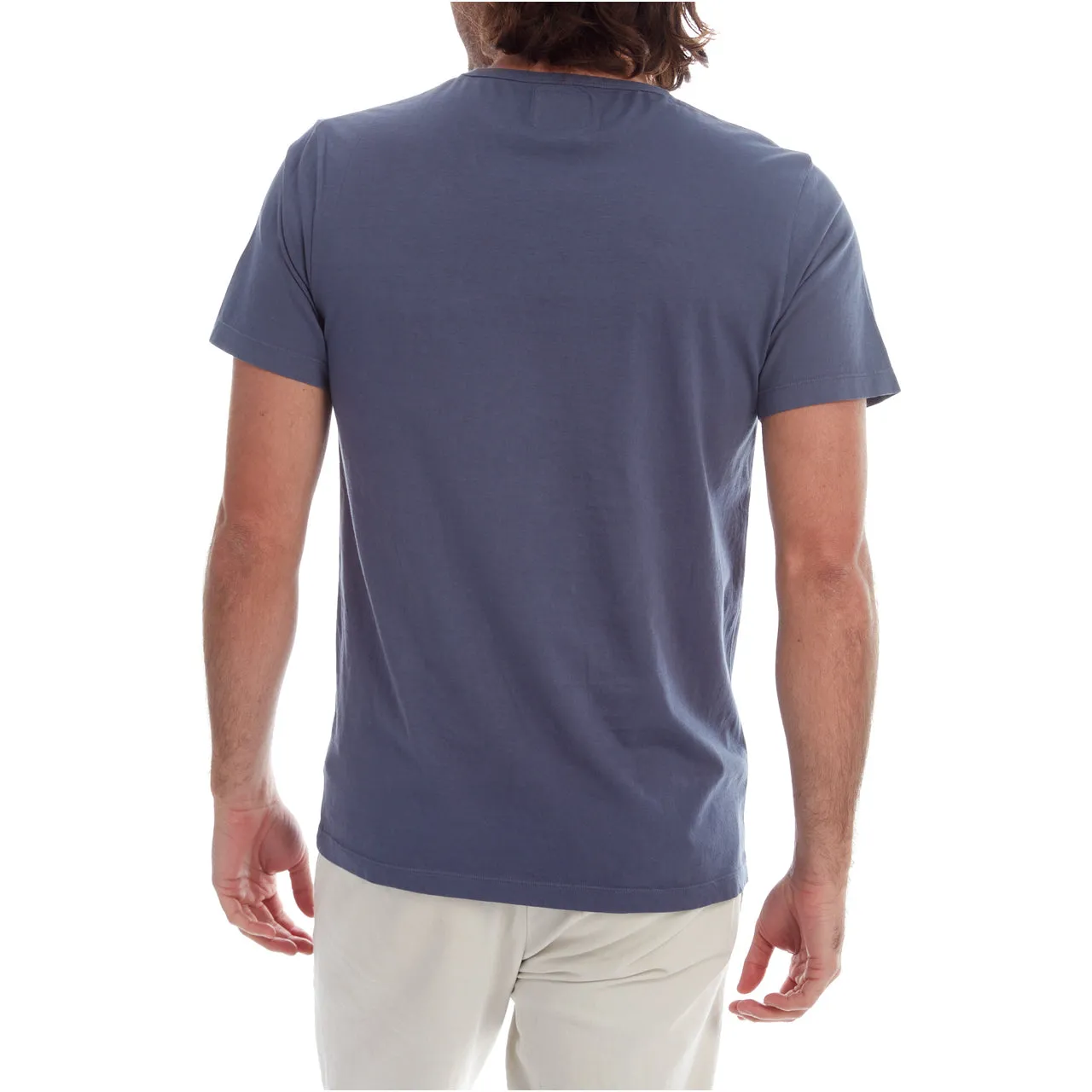 Navy Gavin Garment Dyed Tee