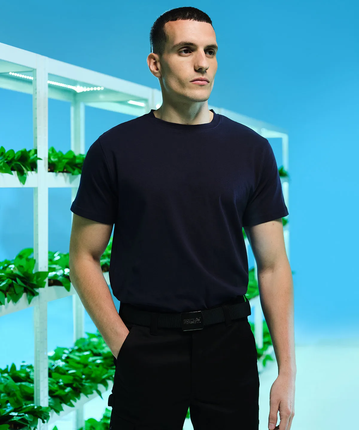 Navy - Pro soft-touch cotton t-shirt