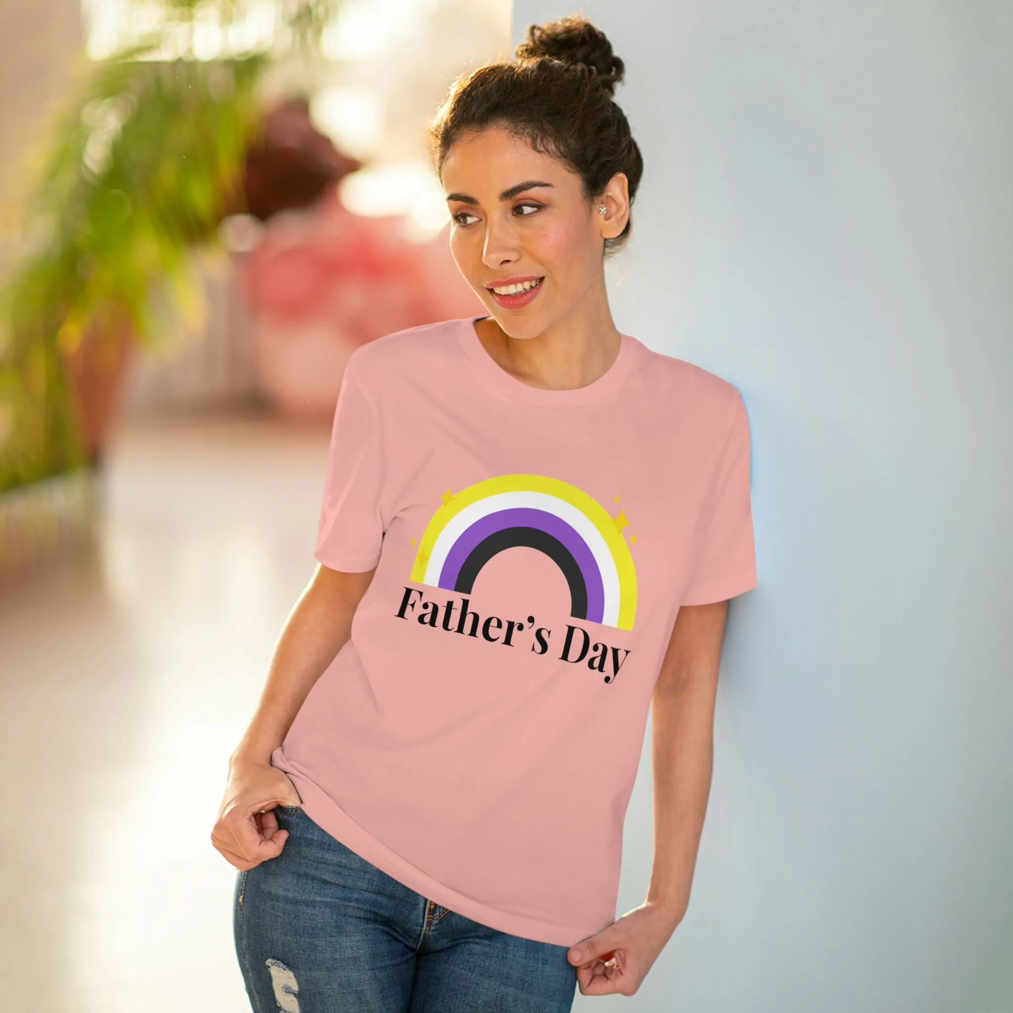 Non Binary Pride Flag T-shirt Unisex Size - Father's Day