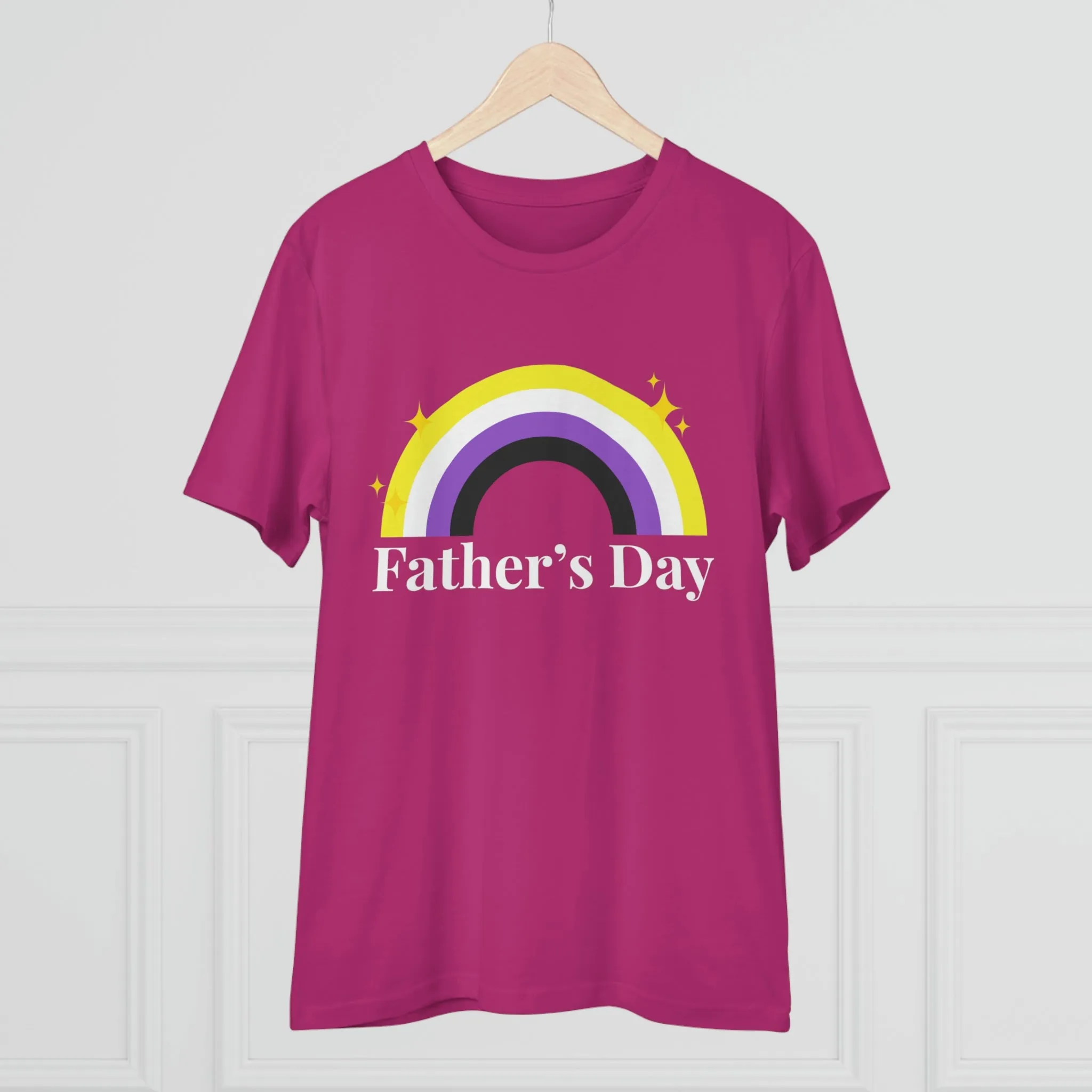 Non Binary Pride Flag T-shirt Unisex Size - Father's Day