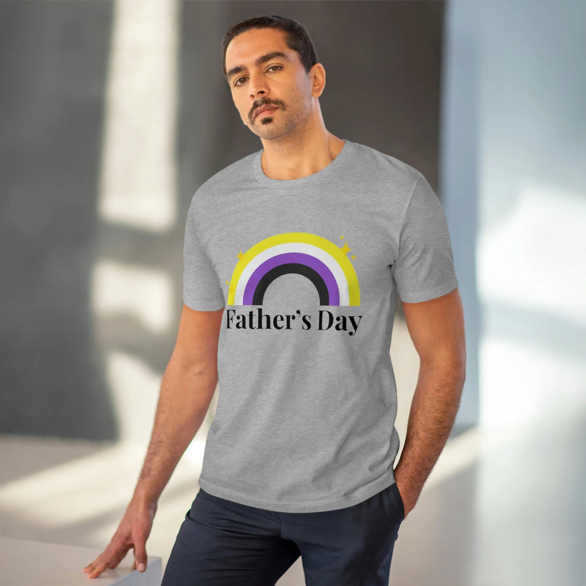 Non Binary Pride Flag T-shirt Unisex Size - Father's Day