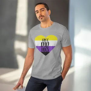 Non Binary Pride Flag T-shirt Unisex Size - Free Dad Hugs