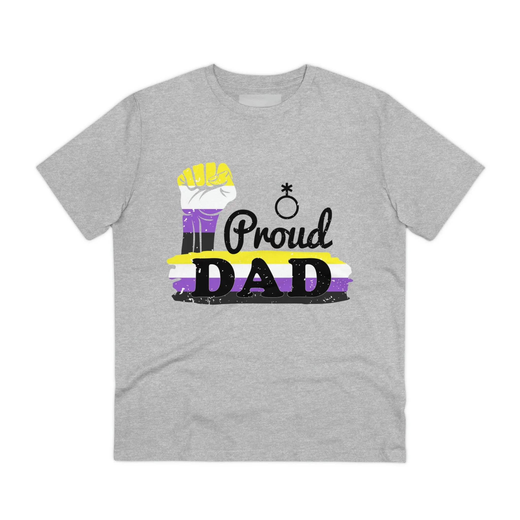 Non Binary Pride Flag T-shirt Unisex Size - Proud Dad