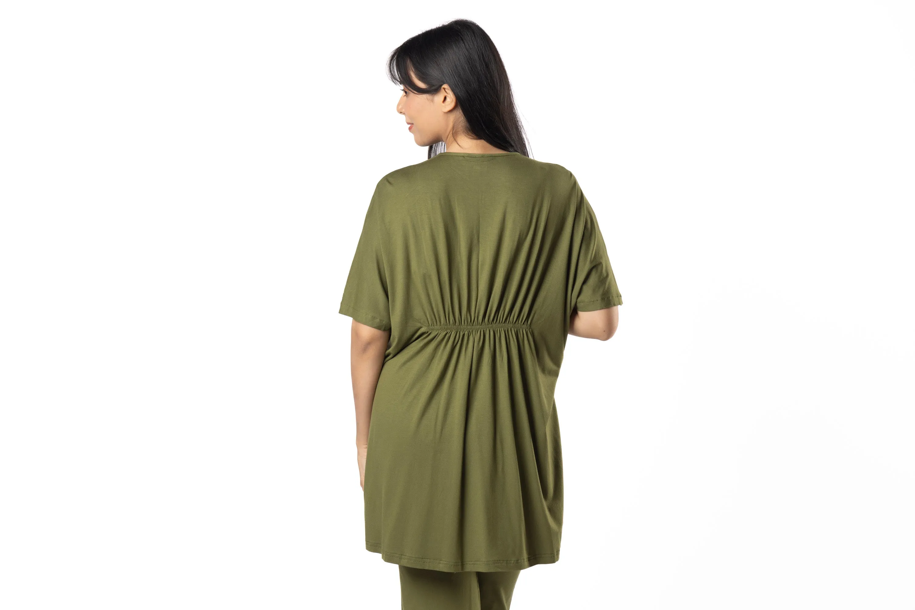 Olive Kaftan Top