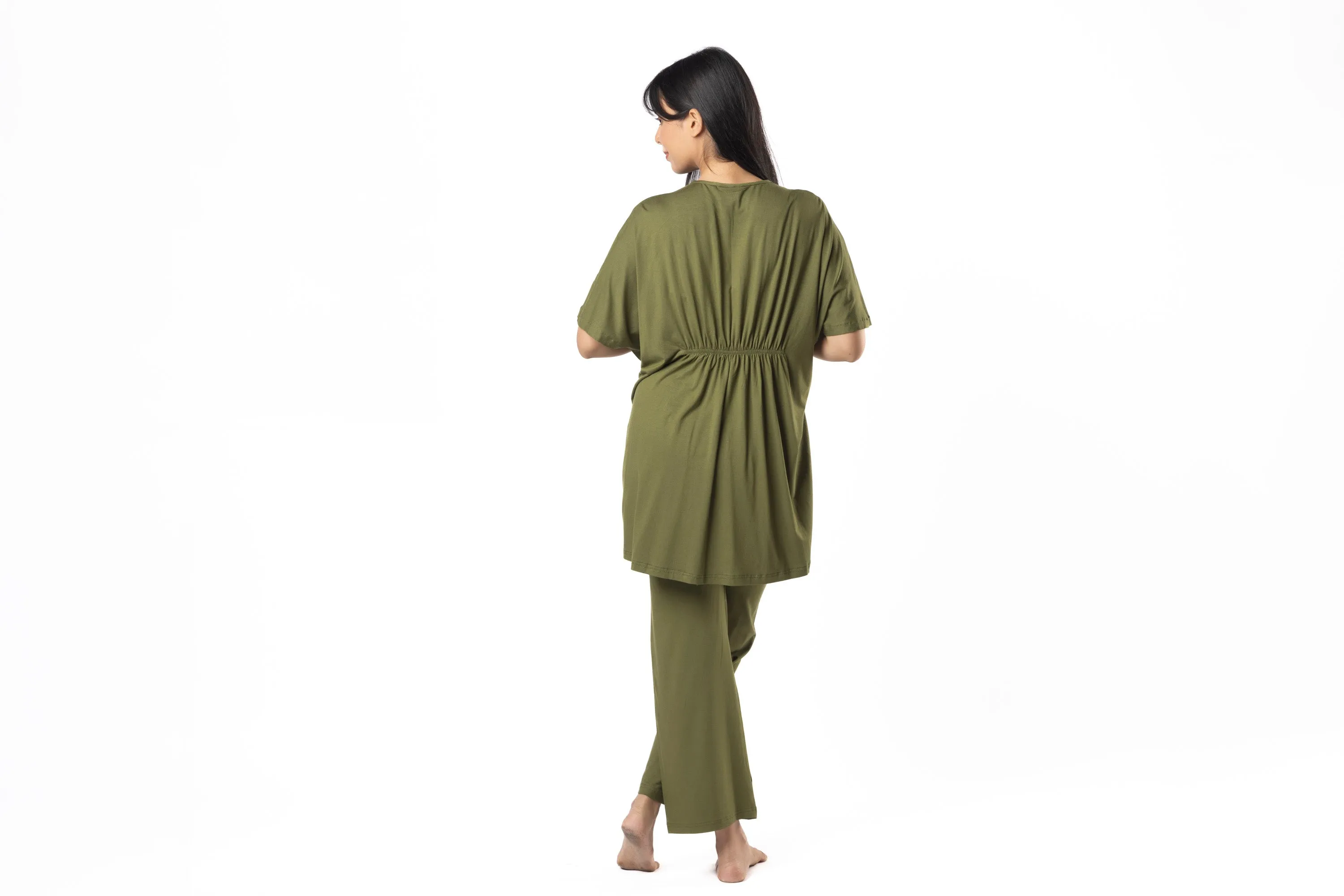 Olive Kaftan Top