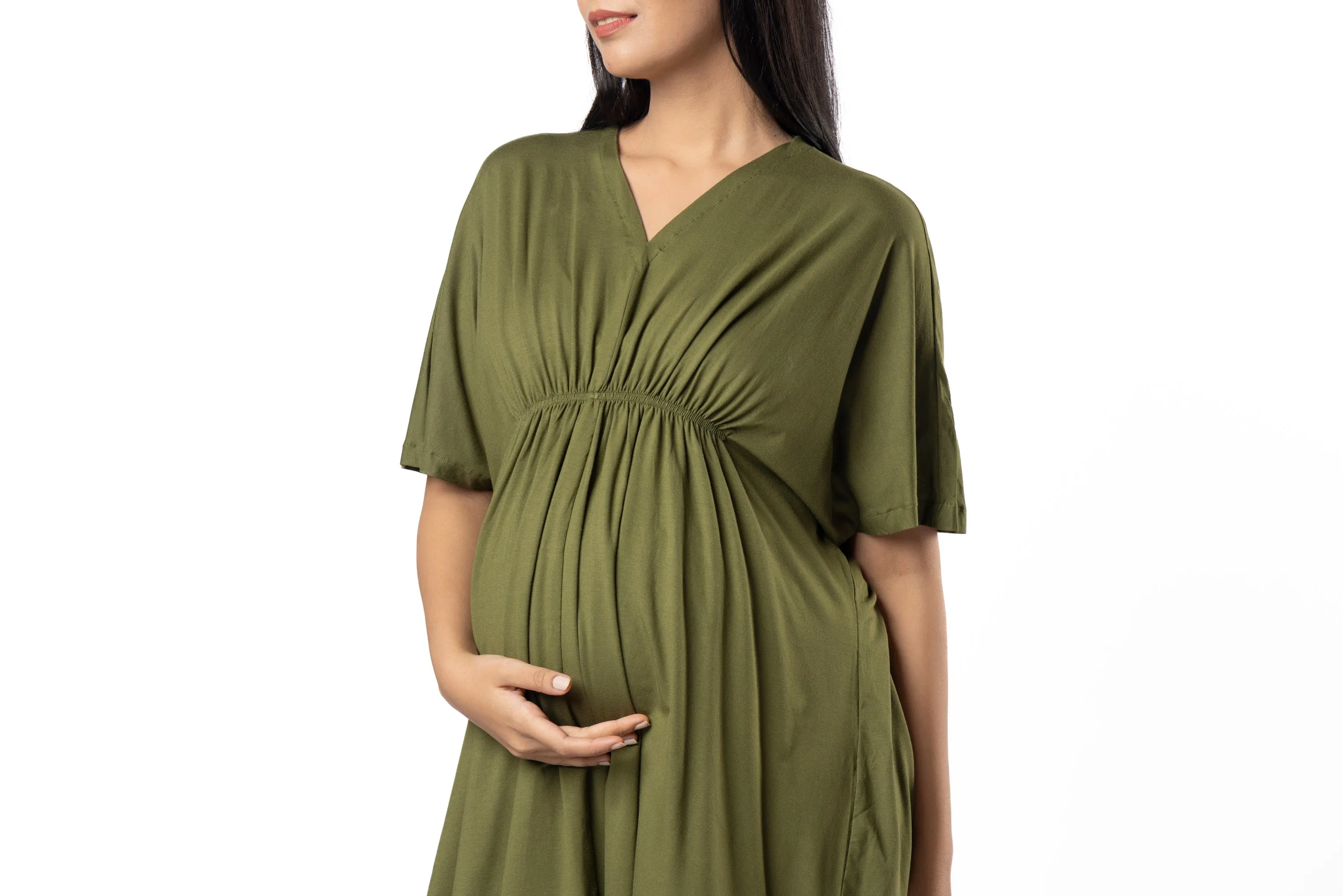 Olive Kaftan Top