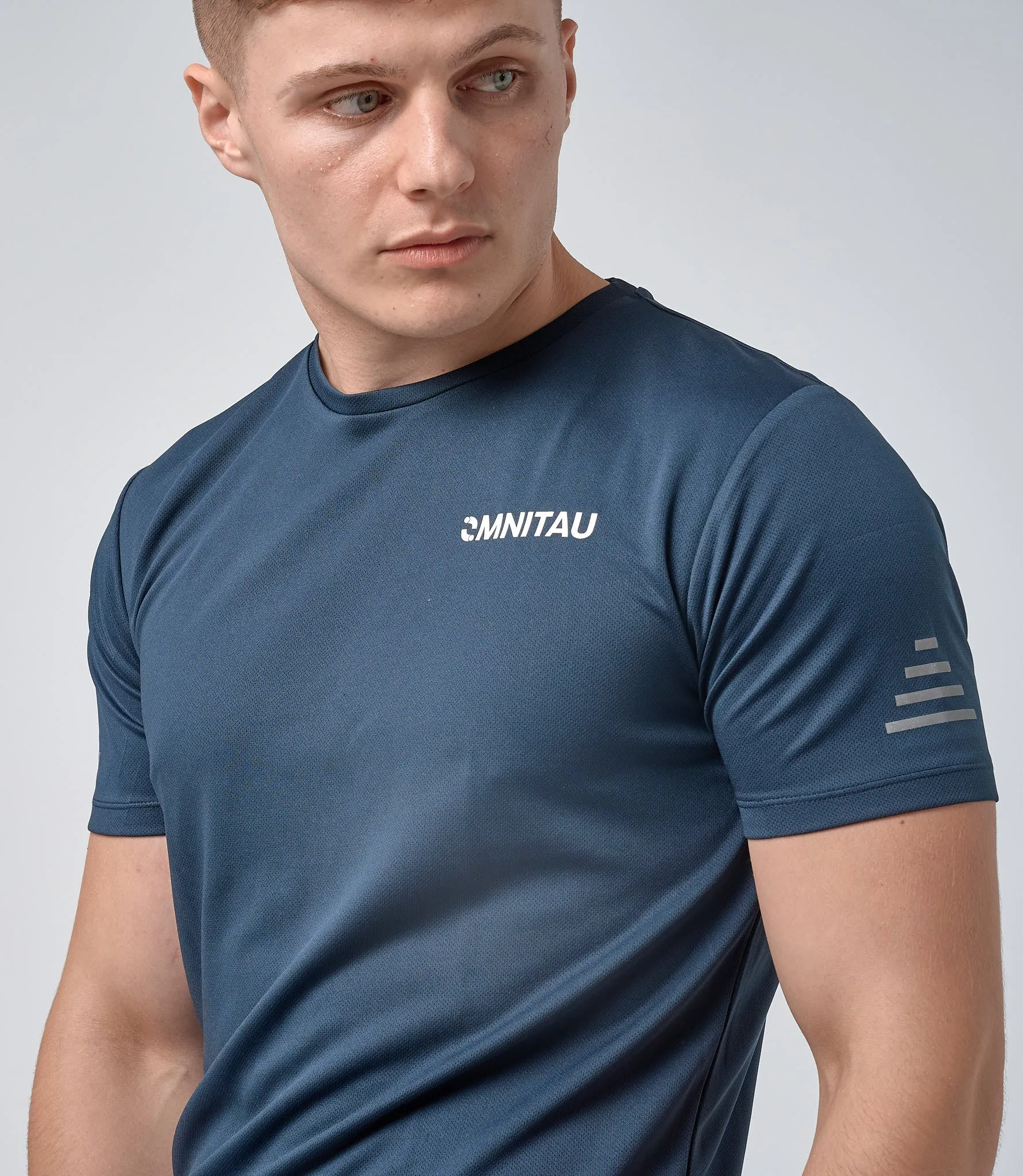 Omnitau Men's Omni Perform Recycled Tech T-Shirt - Navy