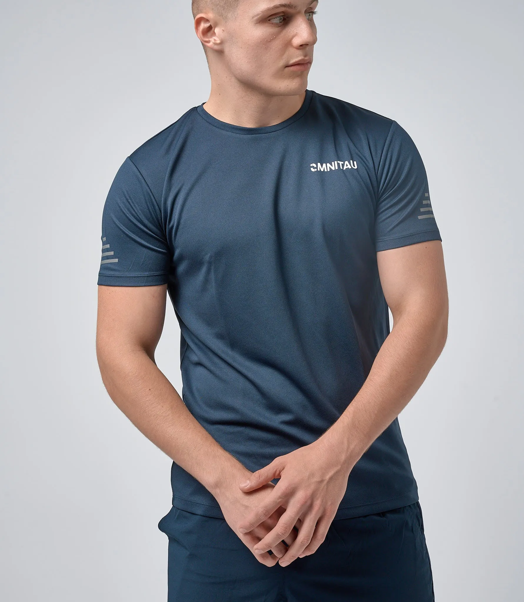 Omnitau Men's Omni Perform Recycled Tech T-Shirt - Navy