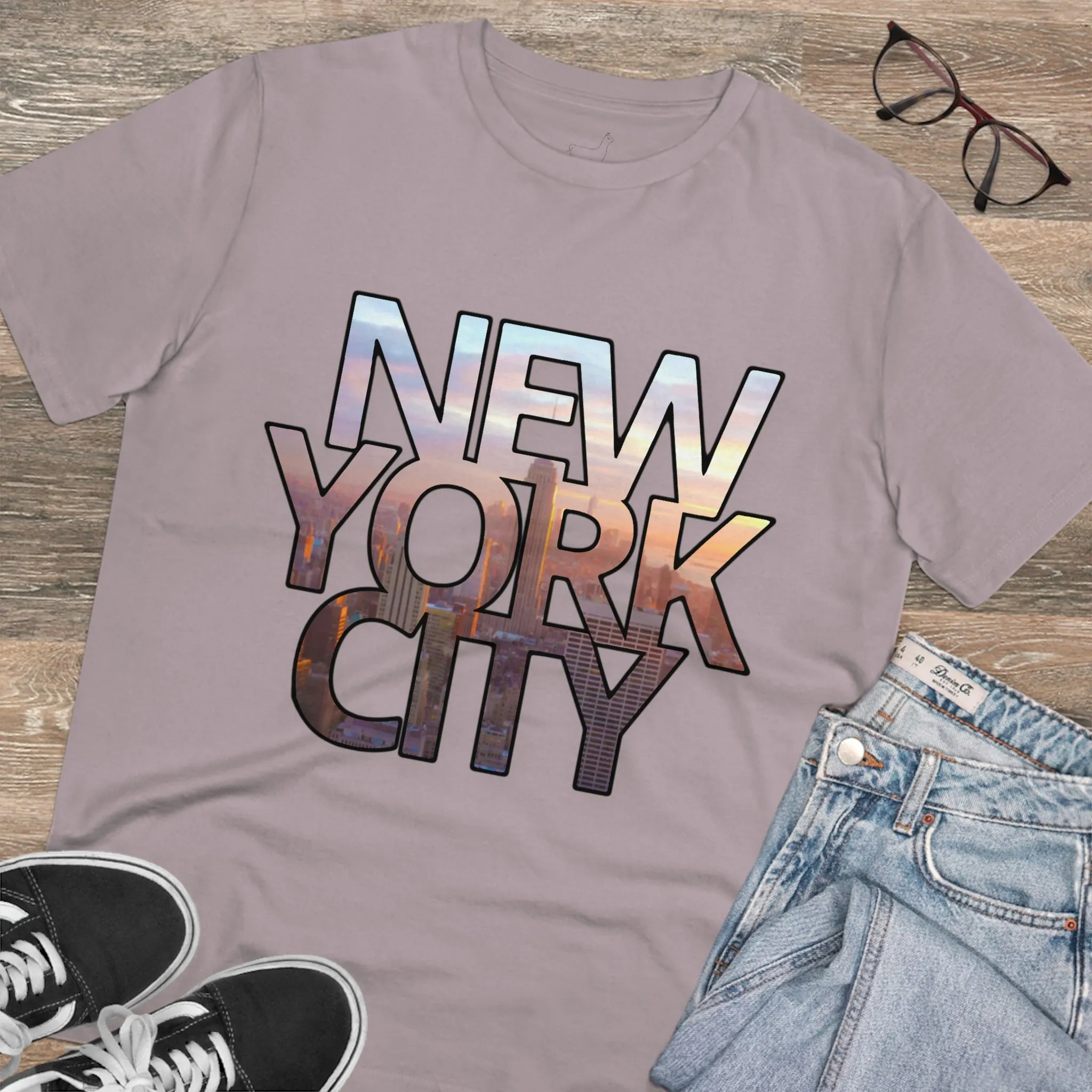 Organic Creator T-shirt - New York City Peach