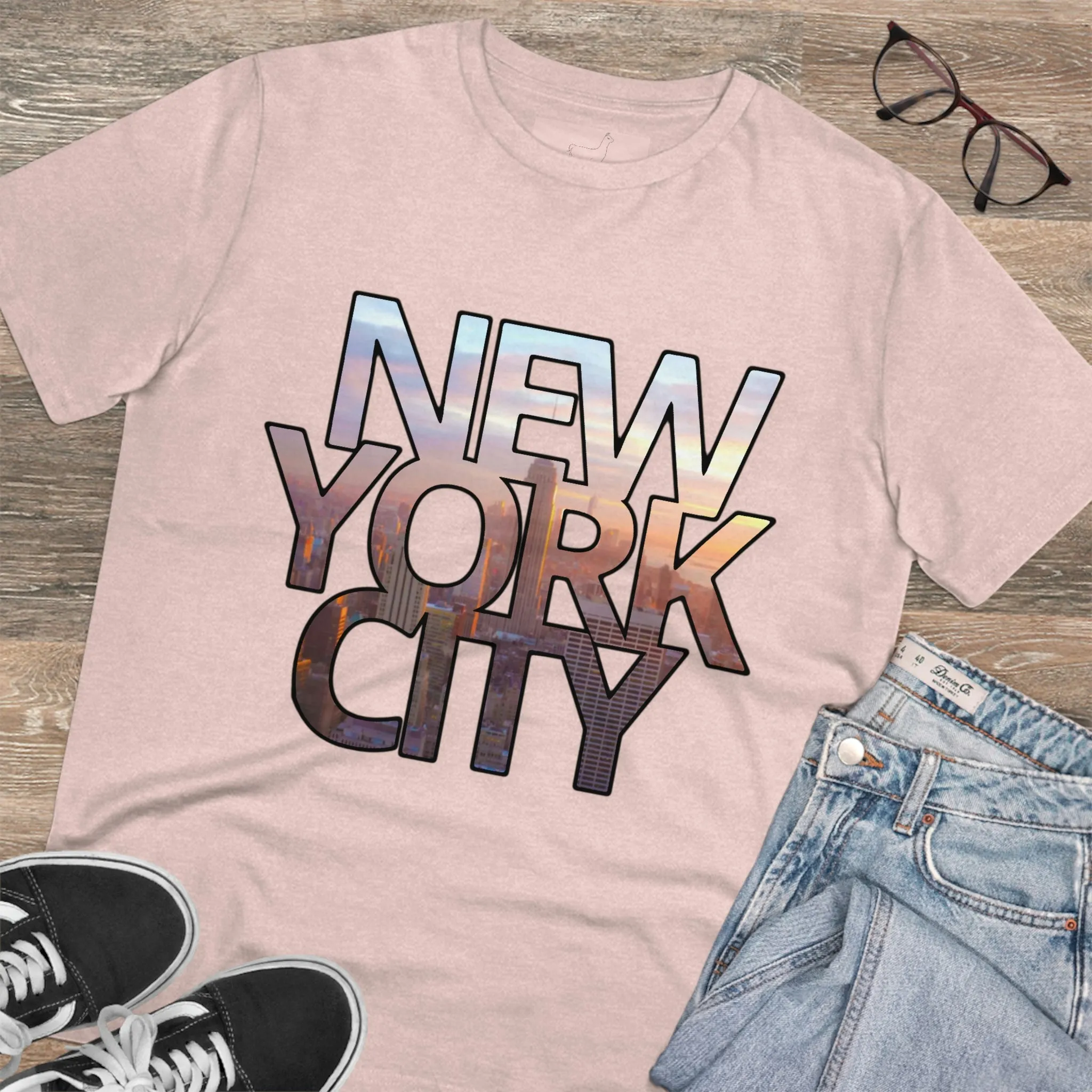 Organic Creator T-shirt - New York City Peach