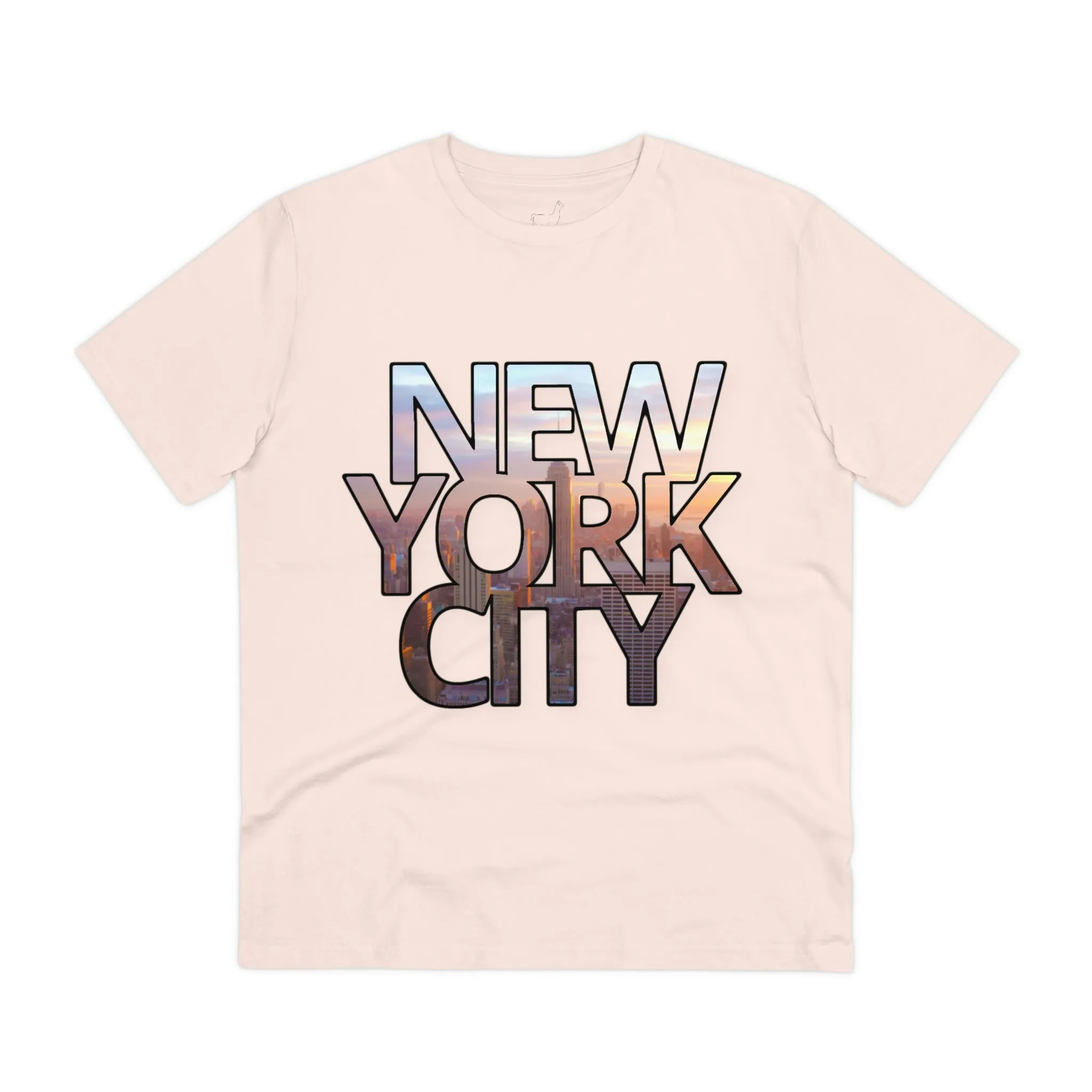 Organic Creator T-shirt - New York City Peach