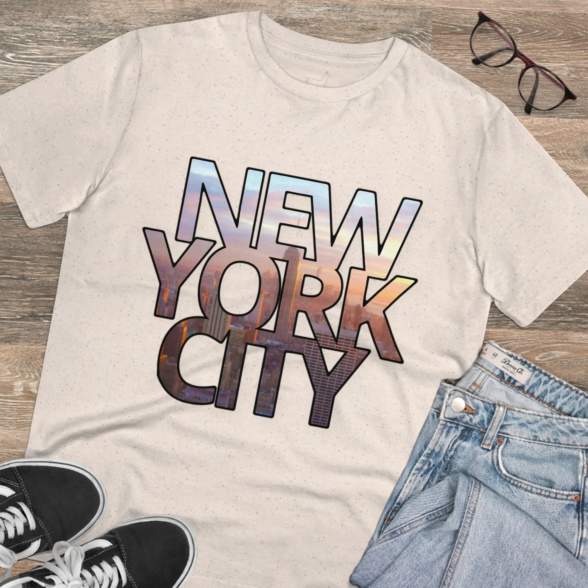 Organic Creator T-shirt - New York City Peach