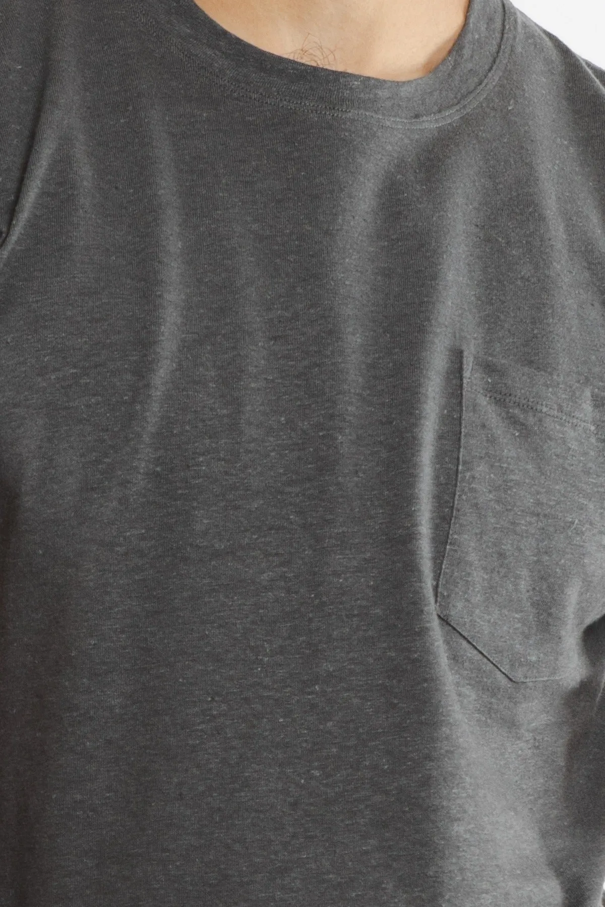 Organic Hemp Pocket Tee / Slate Grey