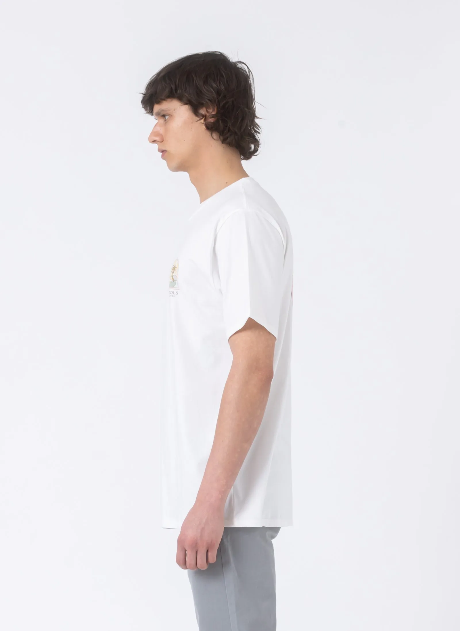 Palm Tee White