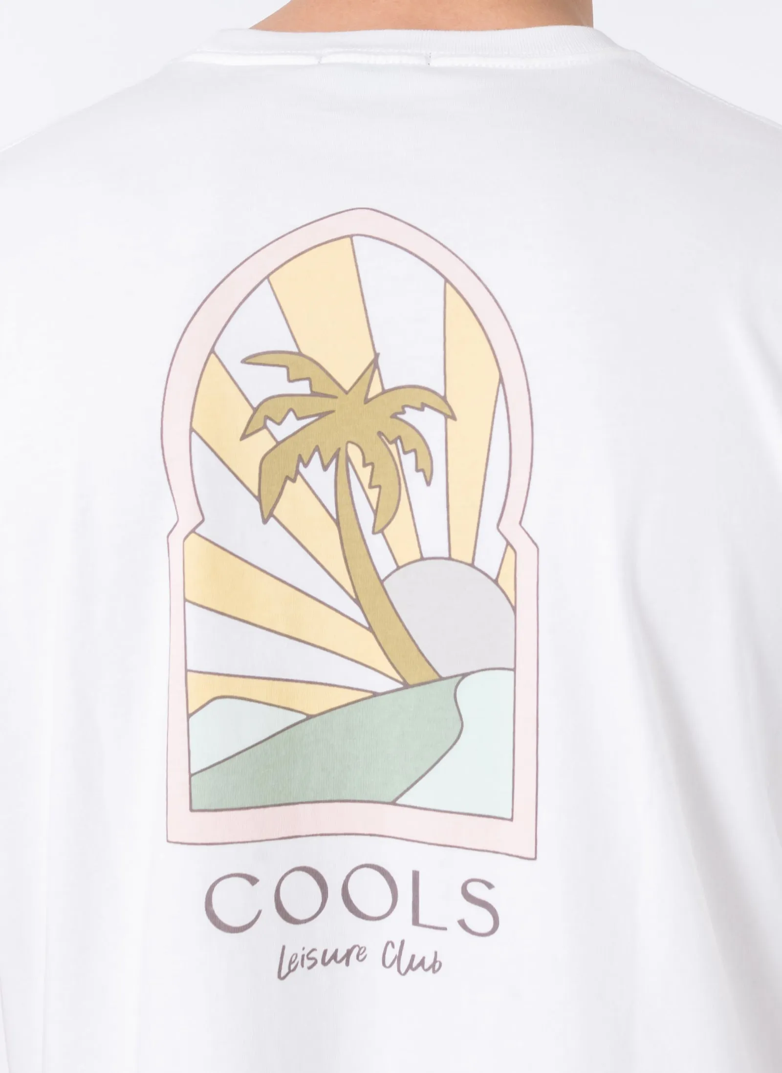 Palm Tee White