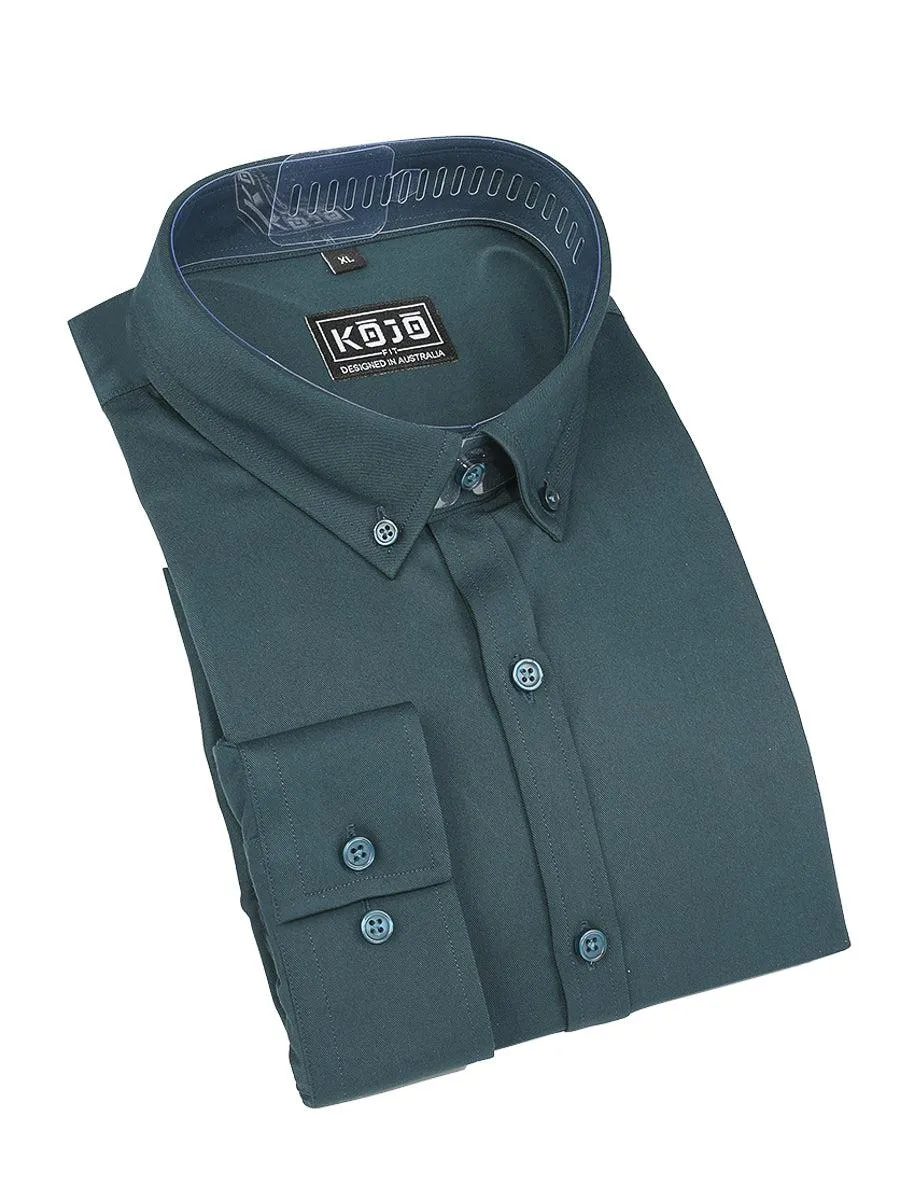 Performance Bamboo Dress Shirt - Emerald Green