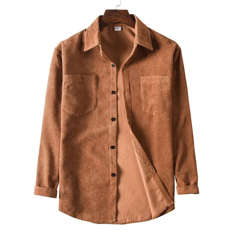 Pologize™ Regular Corduroy Button Down Shirt