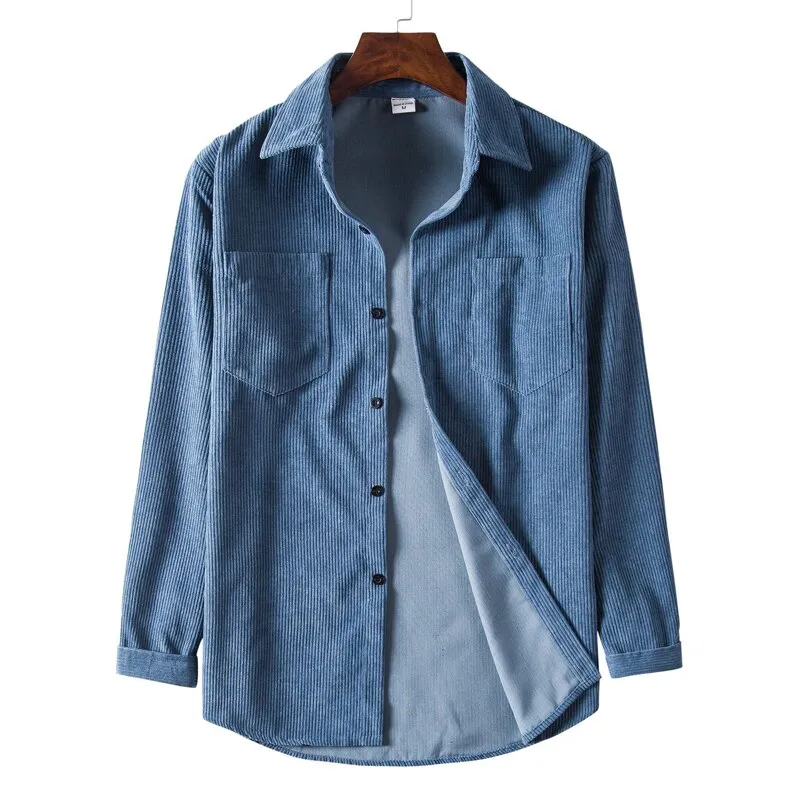 Pologize™ Regular Corduroy Button Down Shirt