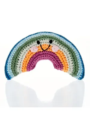 Rainbow Crochet Fair Trade Rattle Toy