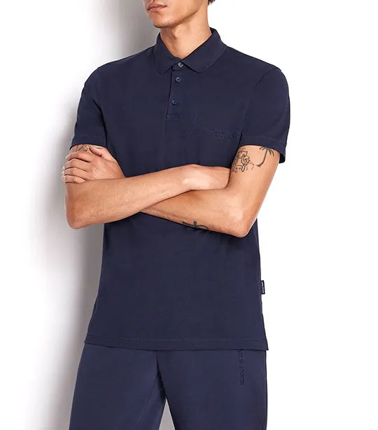 Regular Fit Organic Cotton Piqué Logo Polo Shirt