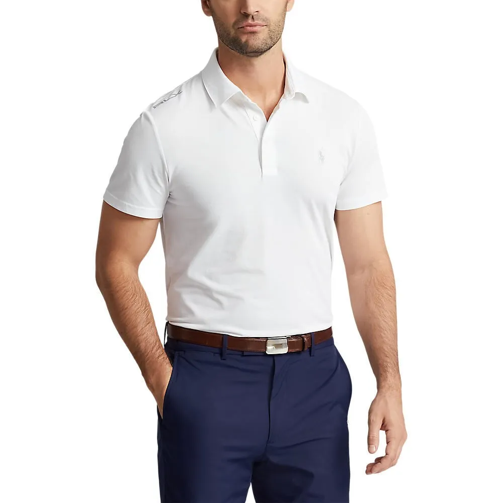 RLX Ralph Lauren Performance Polo Golf Shirt - Pure White