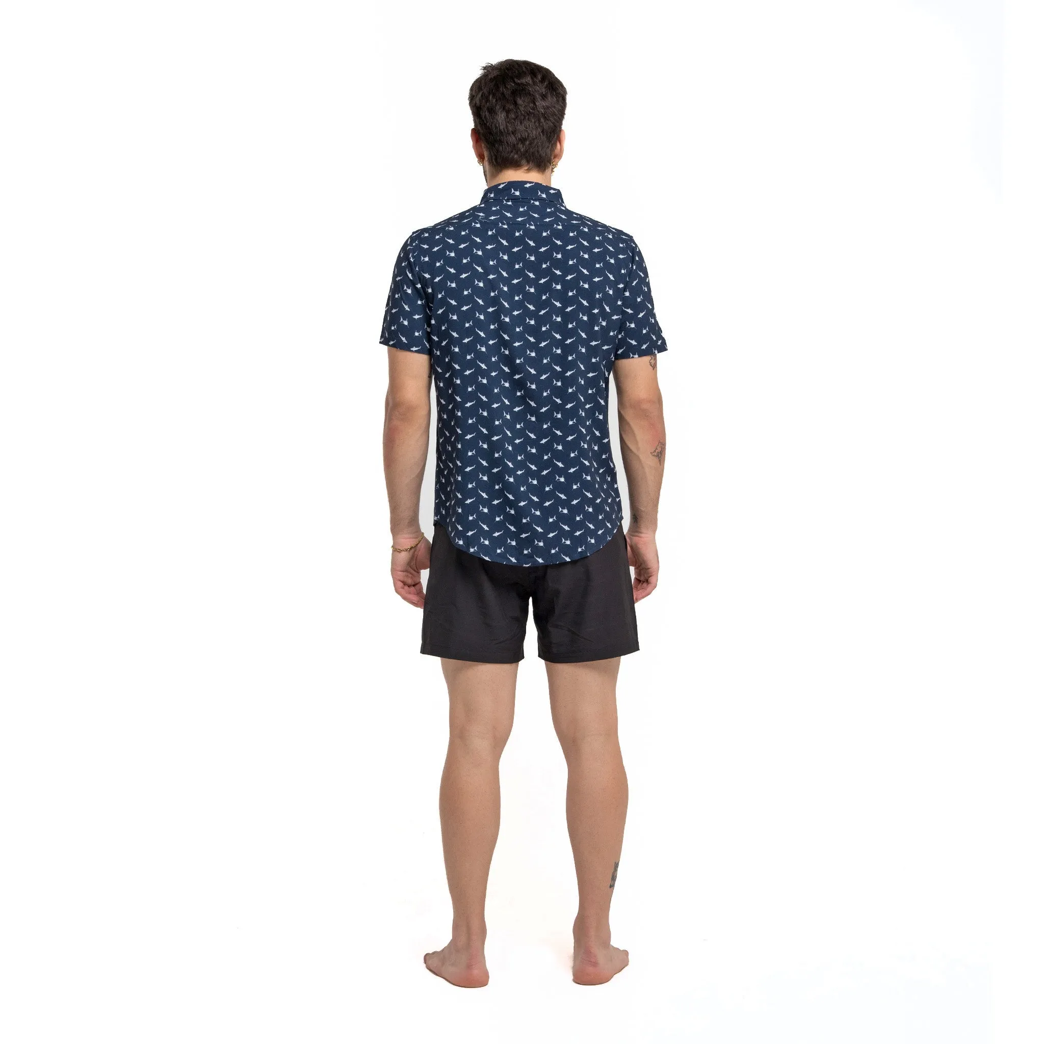 Sharks - Rayon Stretch Shirt