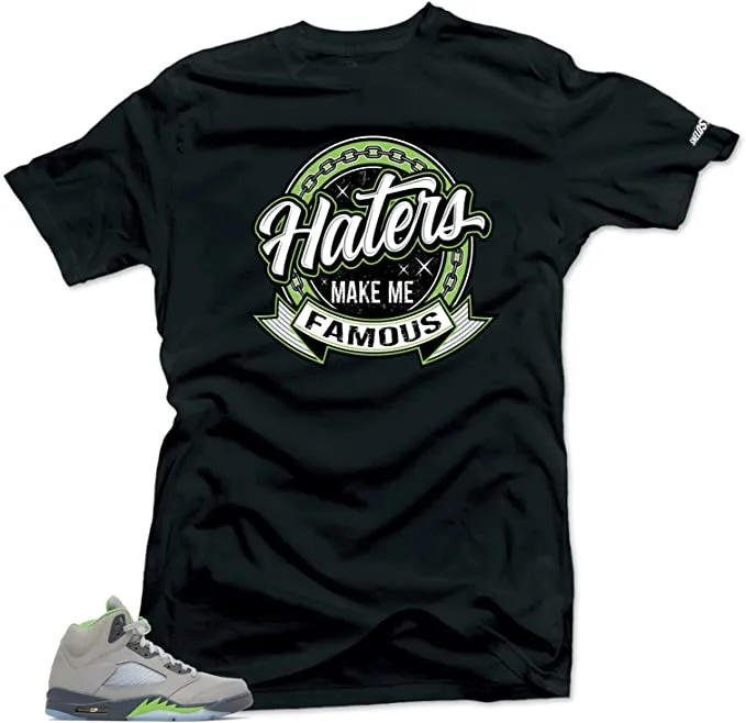 Shirt To Match Jordan 5 Green Bean Sneakers-Haters Tees