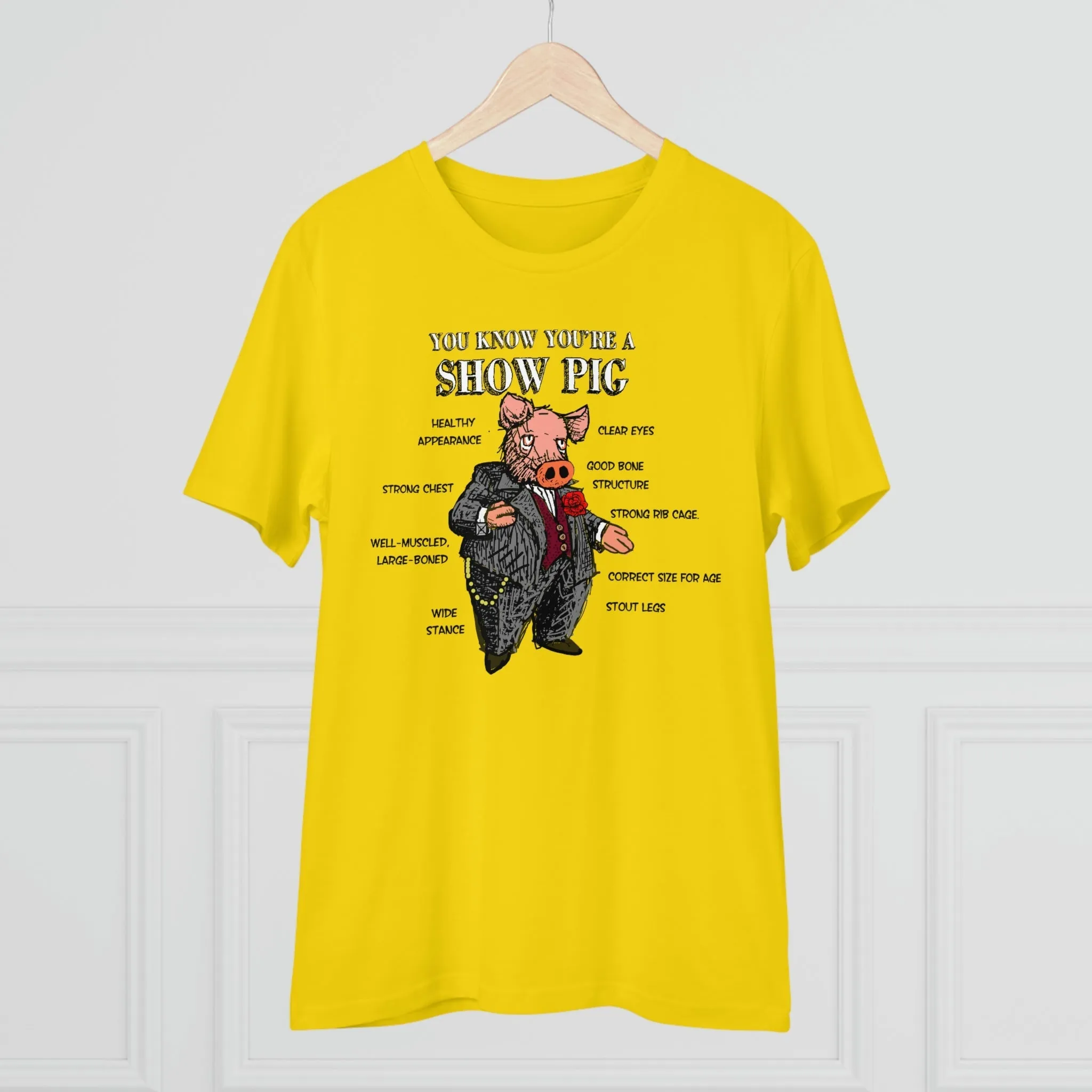 Show Pig Organic Creator T-shirt - Unisex