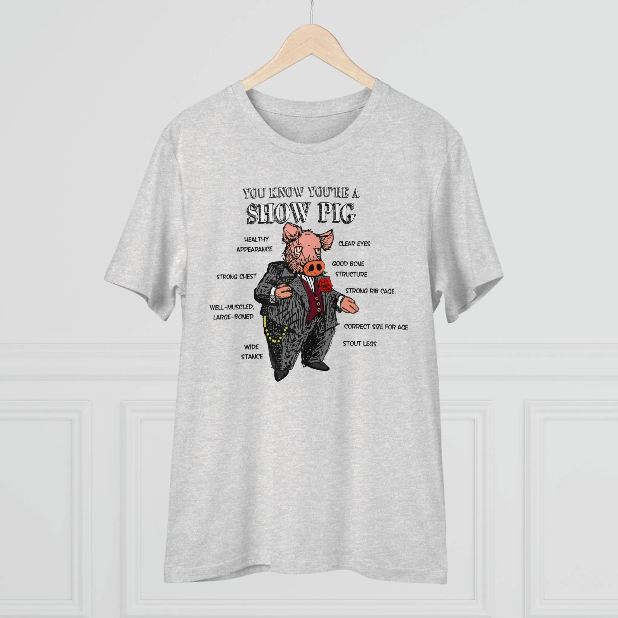 Show Pig Organic Creator T-shirt - Unisex