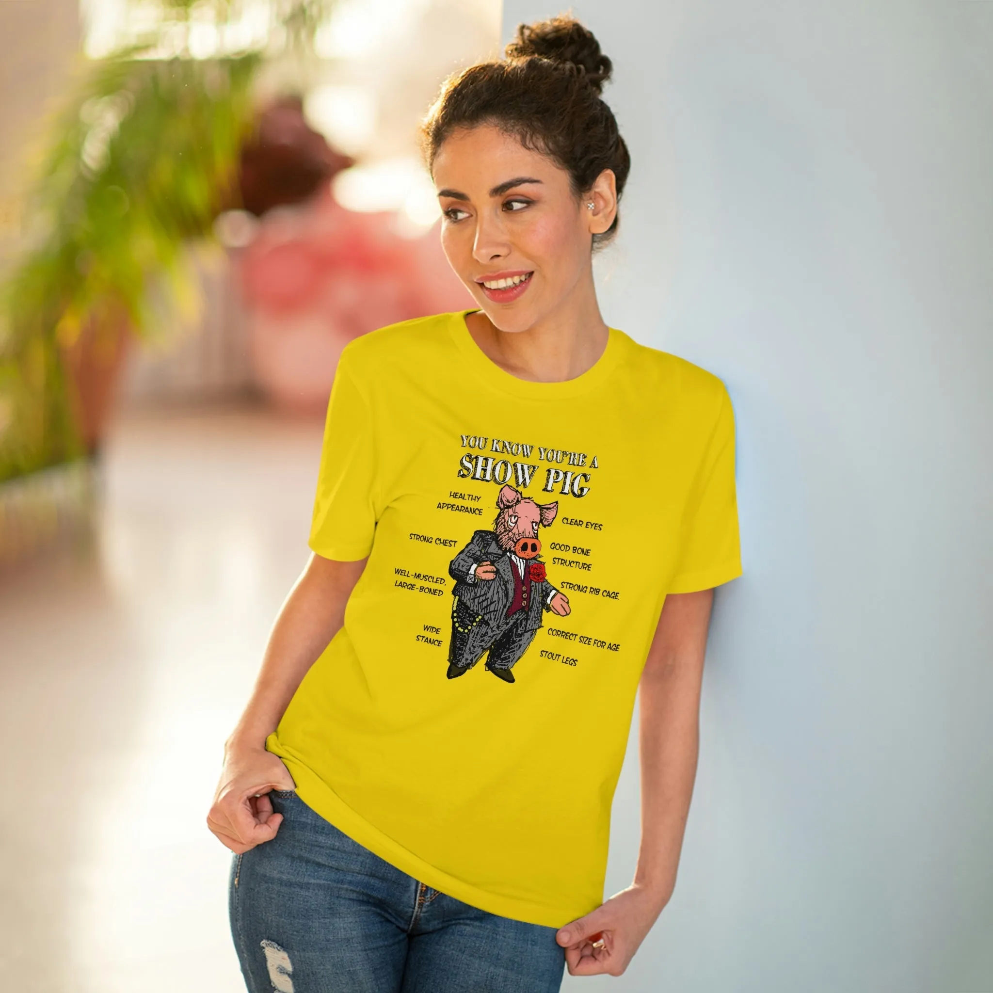 Show Pig Organic Creator T-shirt - Unisex