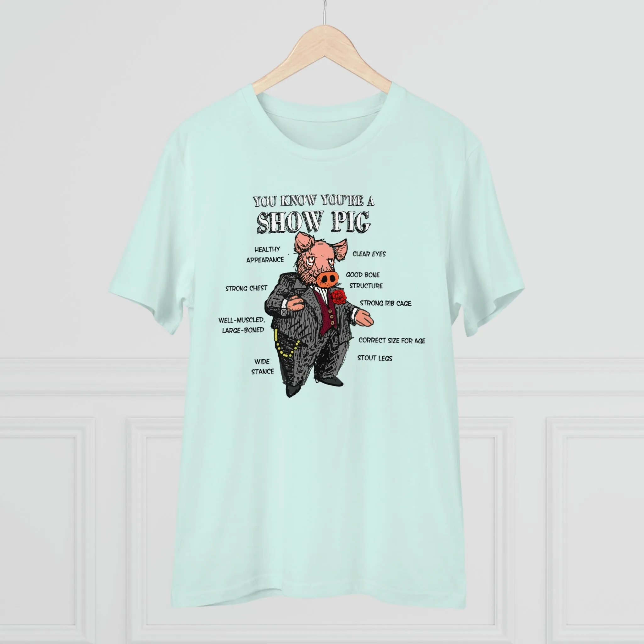 Show Pig Organic Creator T-shirt - Unisex