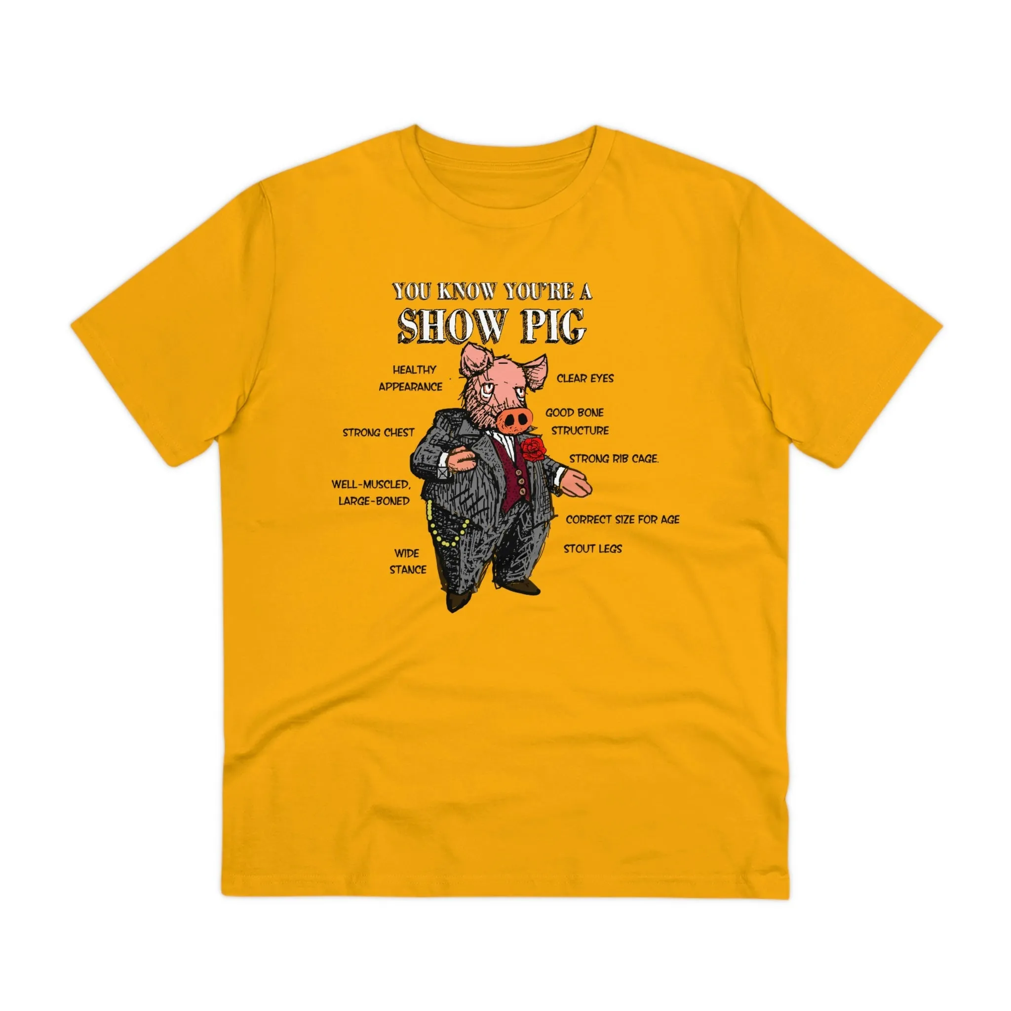 Show Pig Organic Creator T-shirt - Unisex