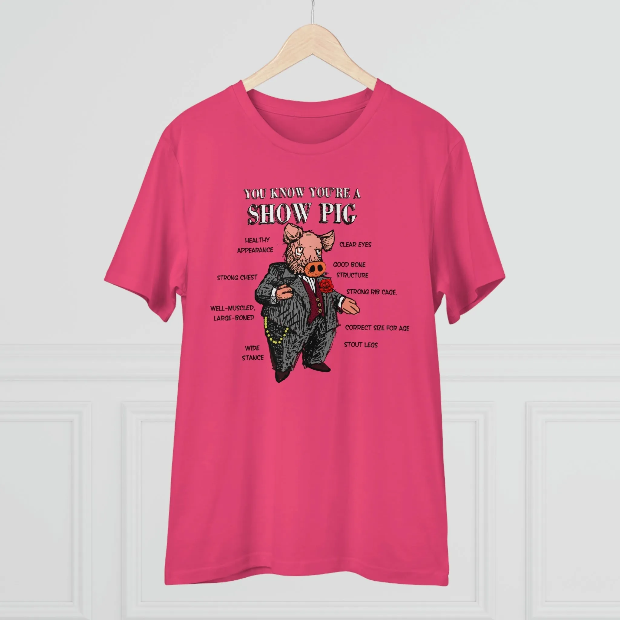 Show Pig Organic Creator T-shirt - Unisex