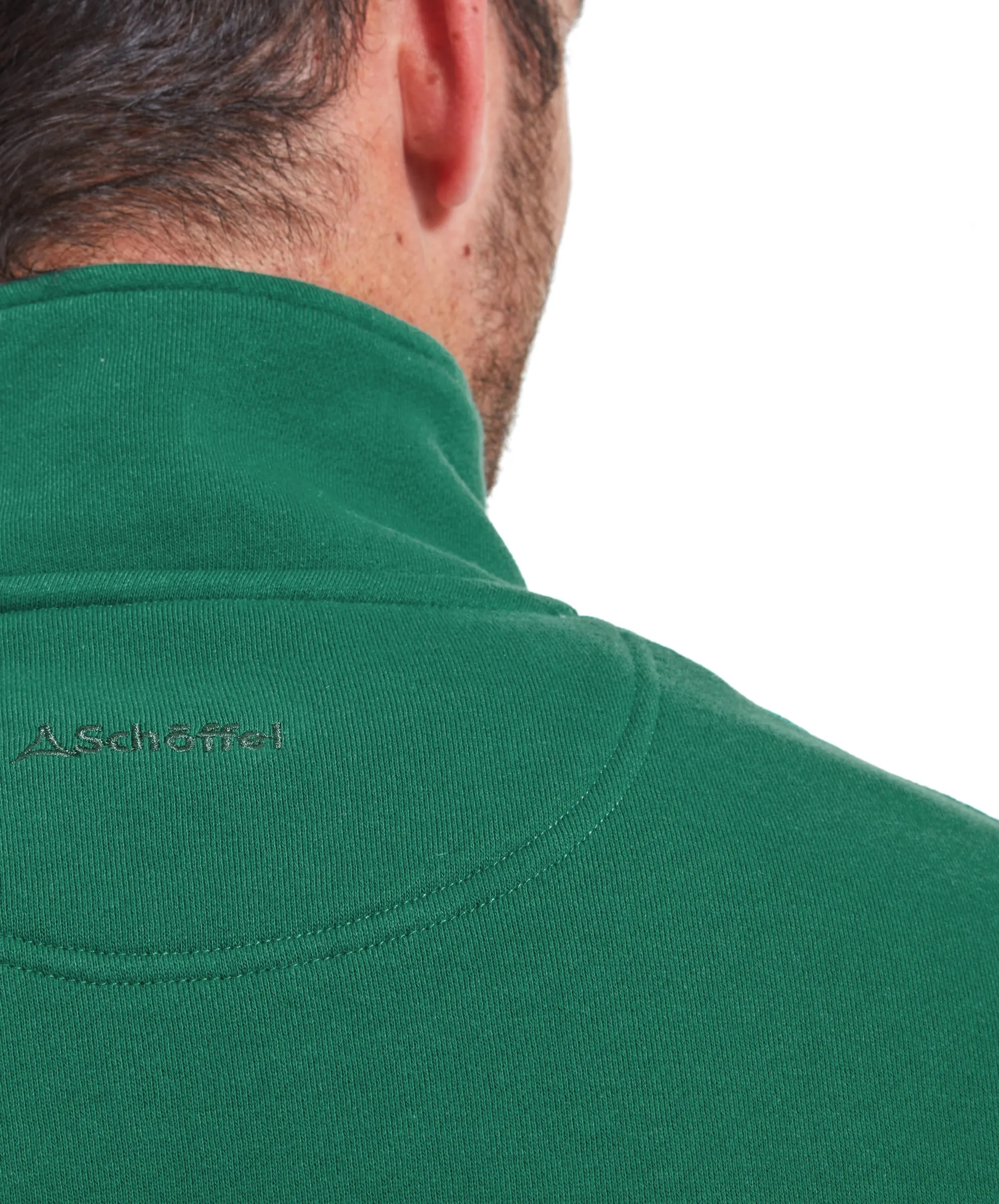 St Merryn Quarter Zip Sweatshirt - Racing Green