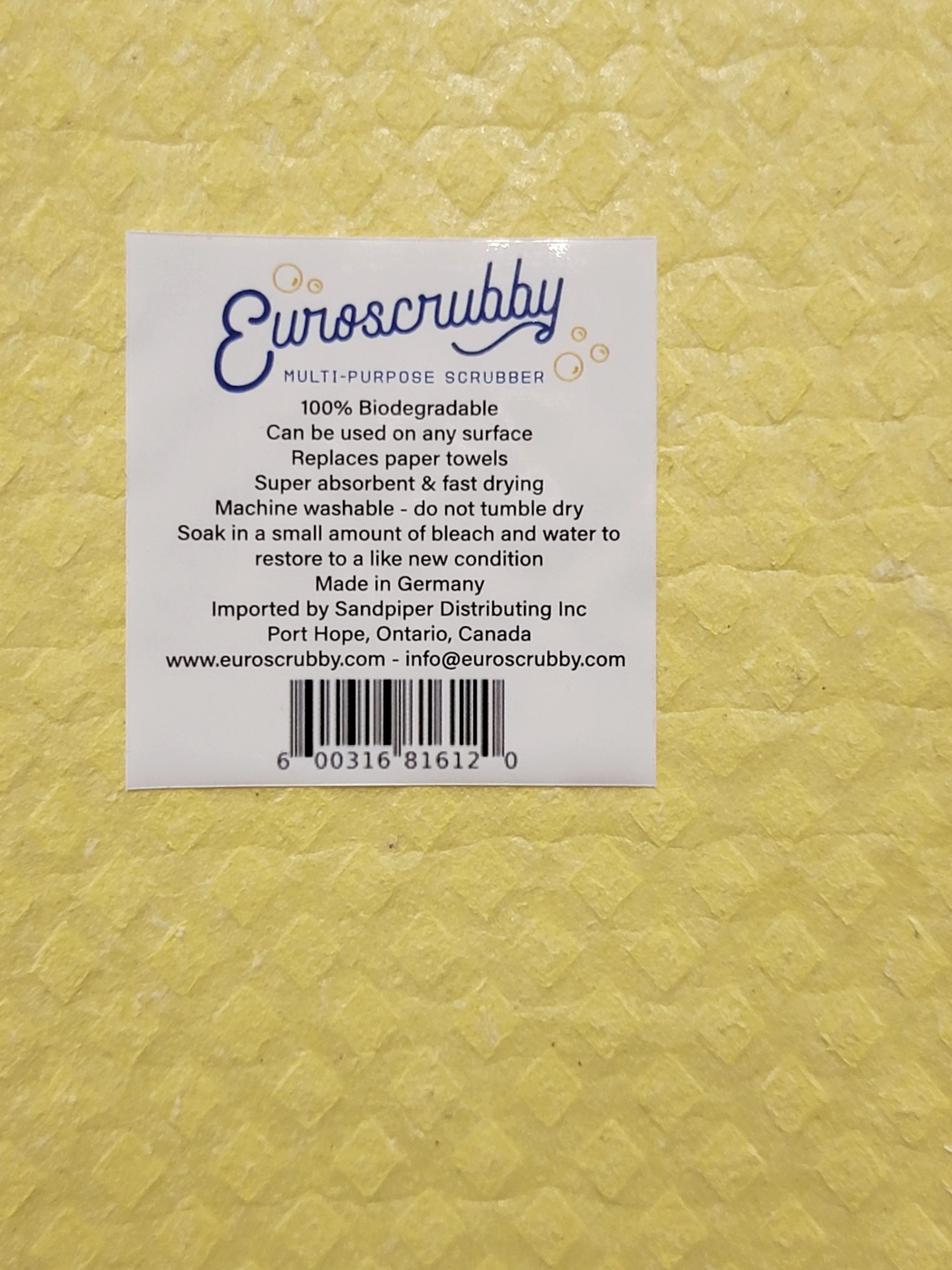 Sunflower - Euroscrubby Dishcloth