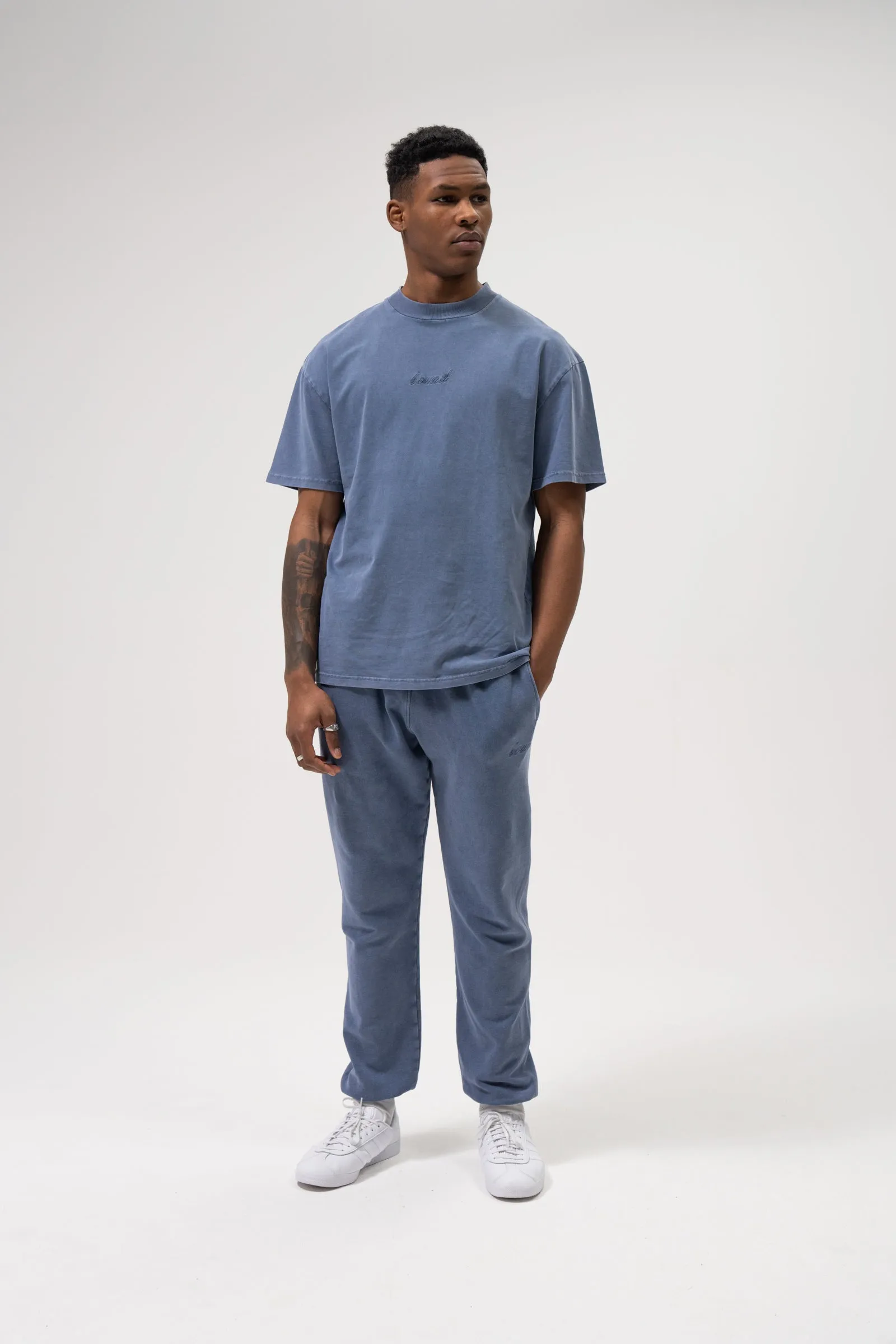 SUSTAIN WASHED BLUE TEE